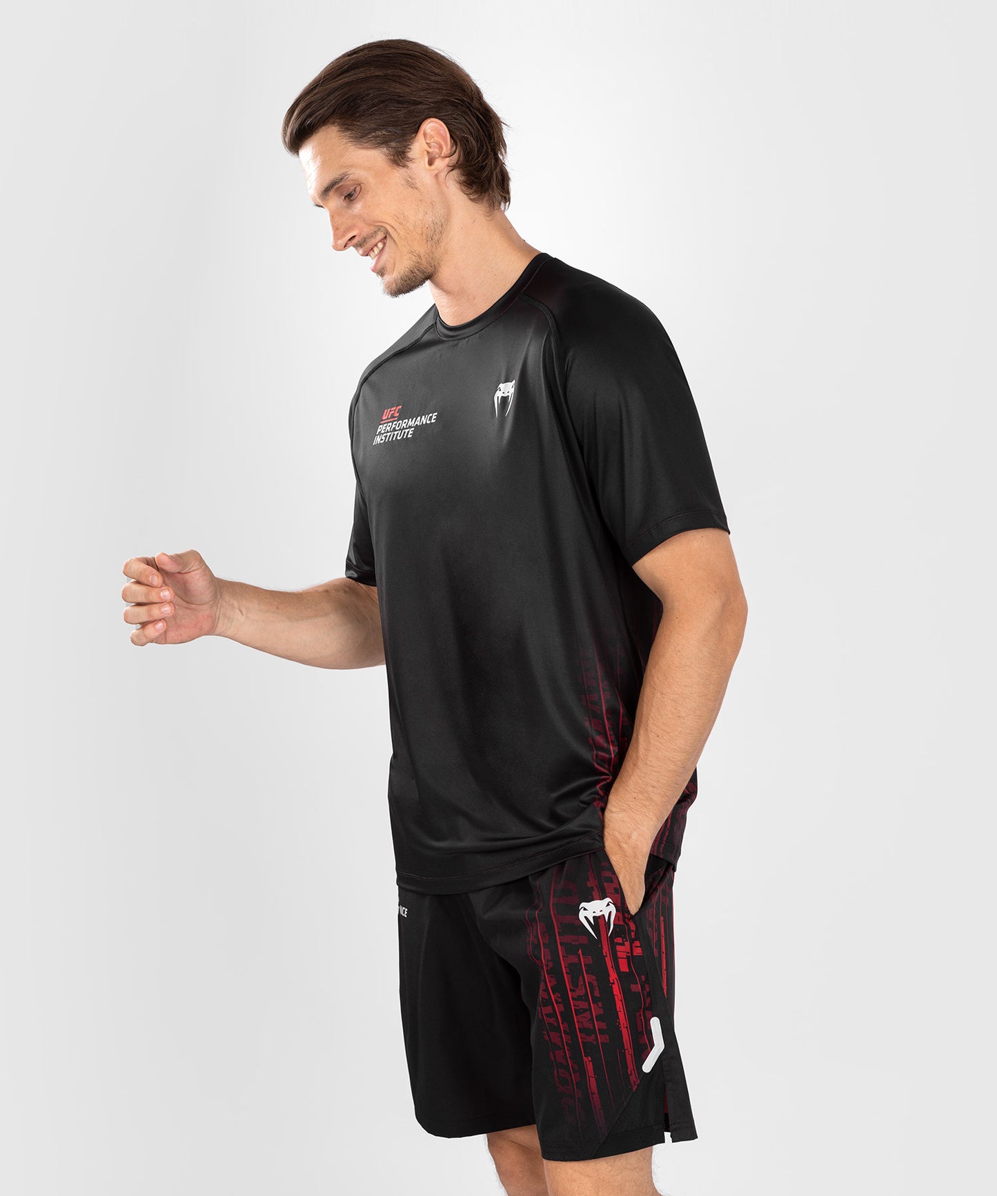 T-shirt Dry-Tech UFC Venum Performance Institute 2.0 - Noir/Rouge