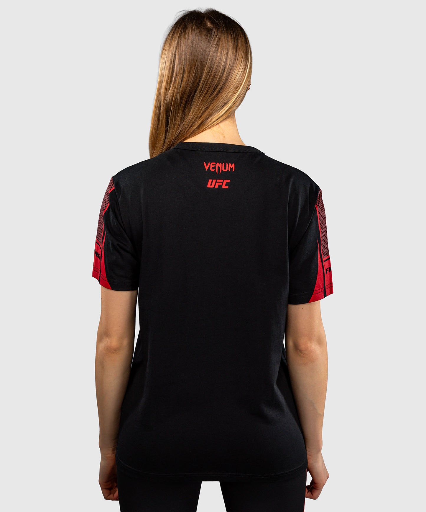T-shirt à Manches Courtes pour Femme Venum UFC Unity by Venum Authentic Fight Week - Noir