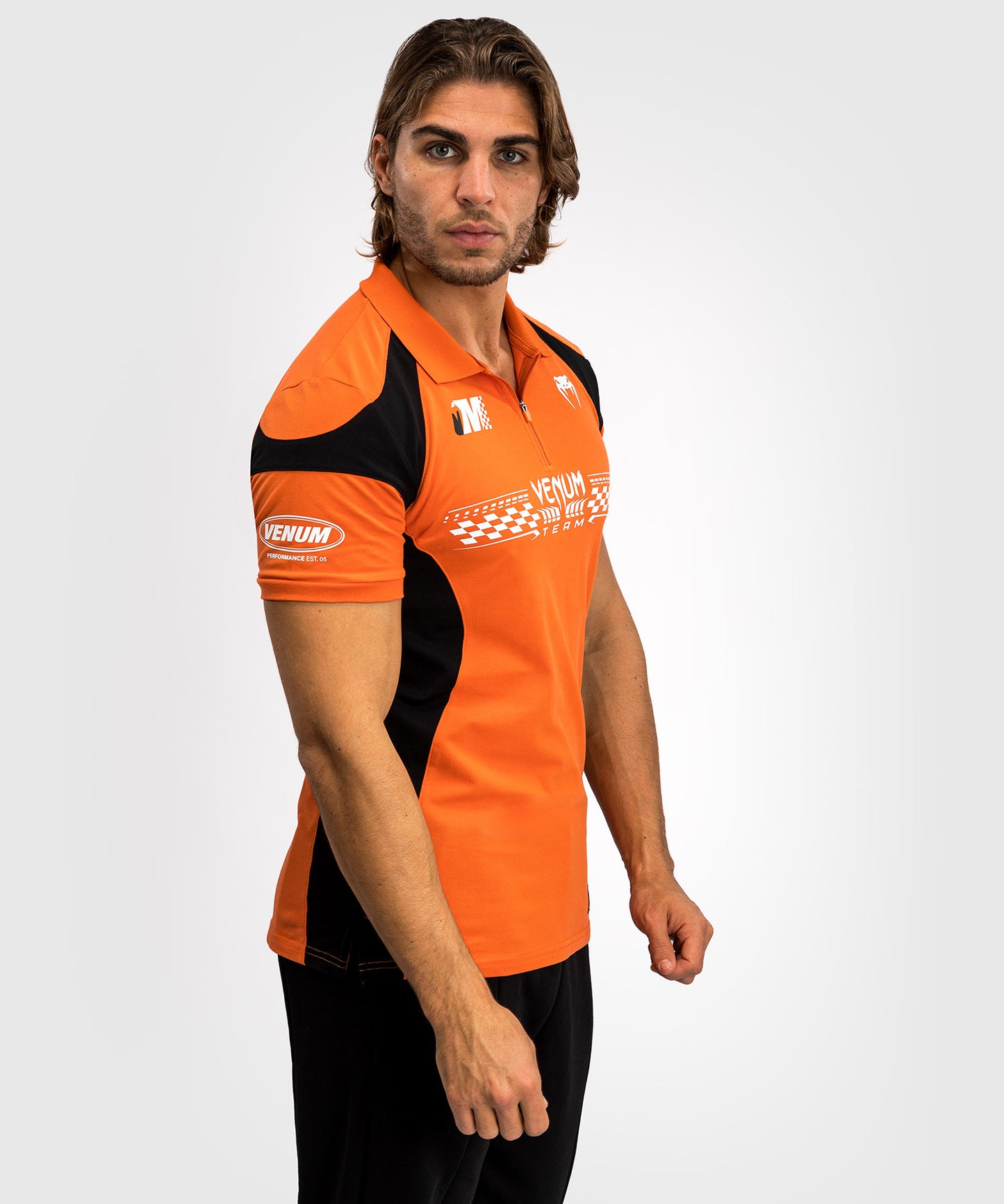 Polo en Coton Venum Motorsport - Mandarine
