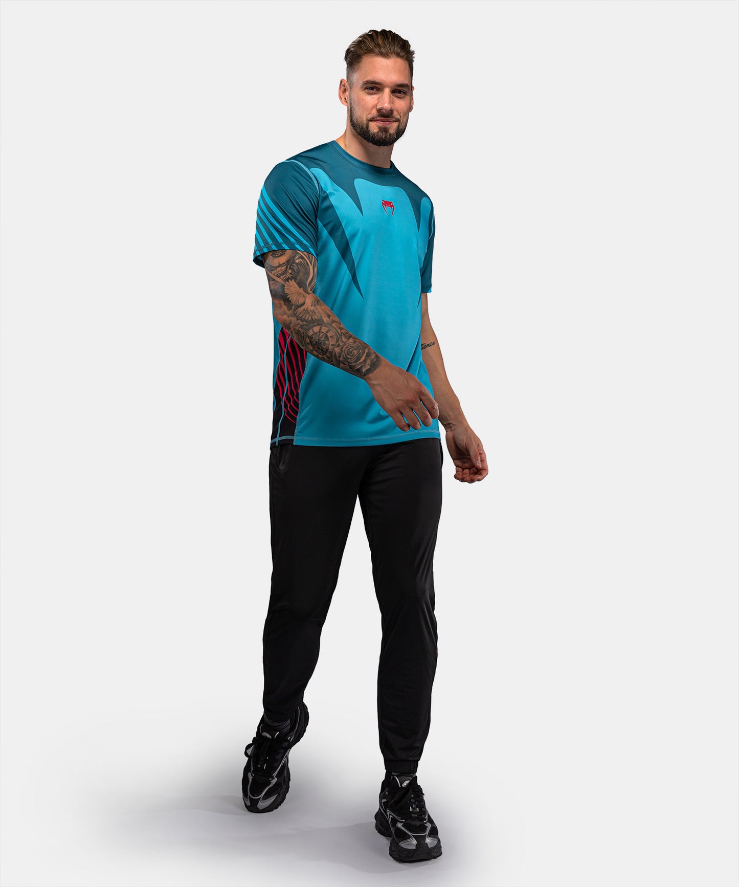 Venum Attack 90 Maglietta Dry Tech – Turchese/Rosso