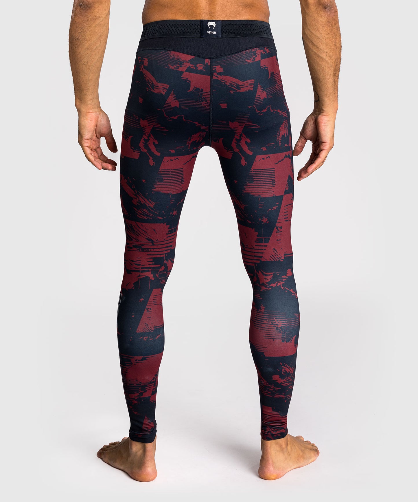 Legging Performance Homme UFC Zenith by Venum Authentic Fight Week - Bleu marine/Bordeaux/Argent