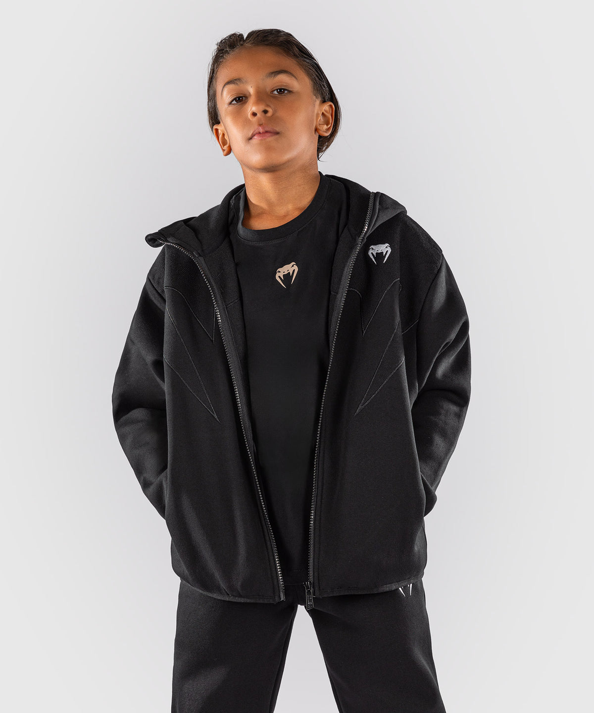 Venum Attack Fleece & Weave Giacca sportiva per bambini - Nero