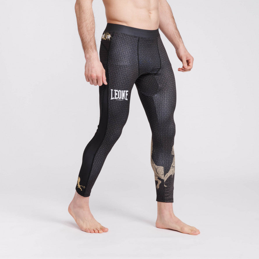 Leone Eracle Kompressionshose - Schwarz/Grau