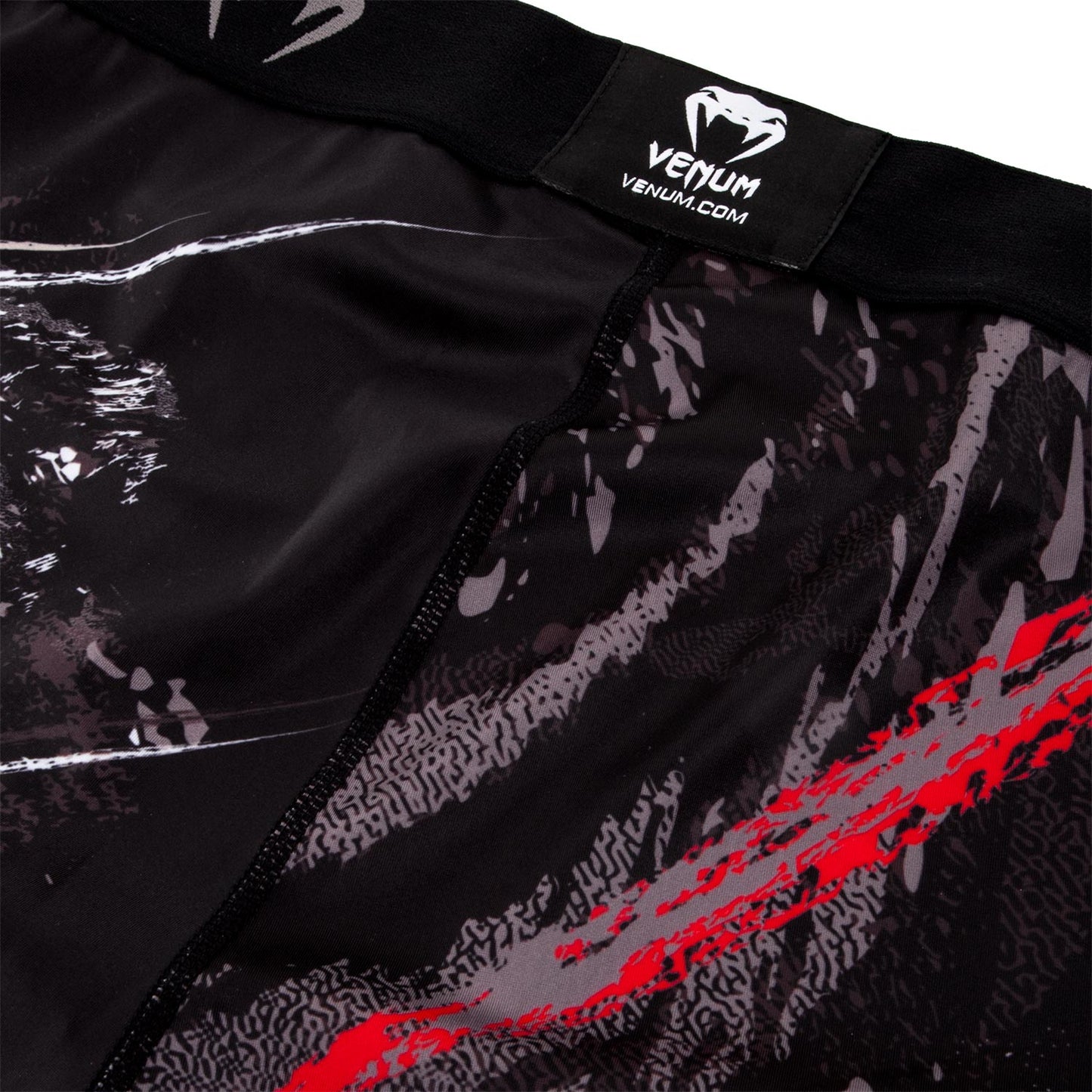 Pantalon de Compression Venum Grizzli - Noir/Blanc