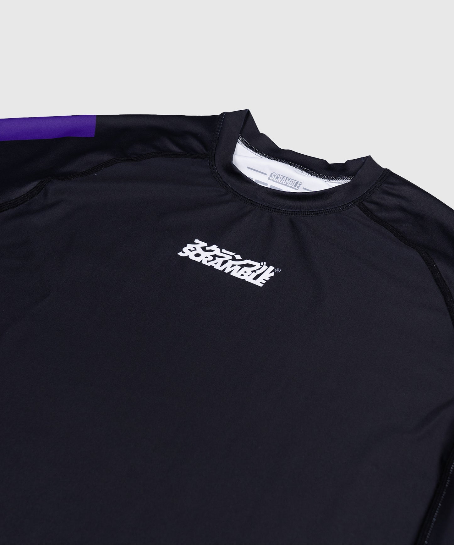 Scramble Ranked Rashguard a Maniche Corte - Viola