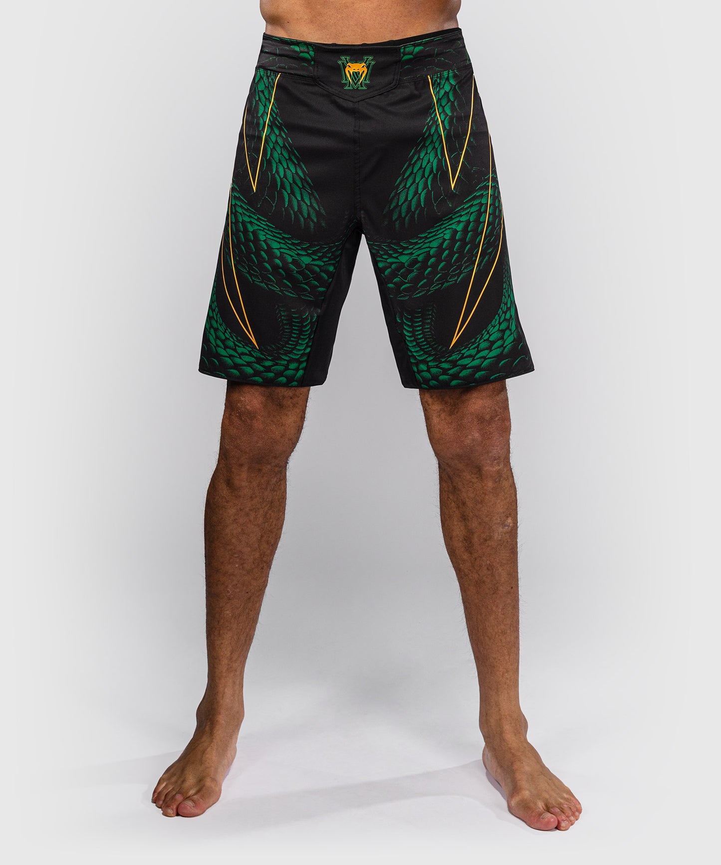 Venum Matupa Fightshorts - Schwarz/Grün/Gold