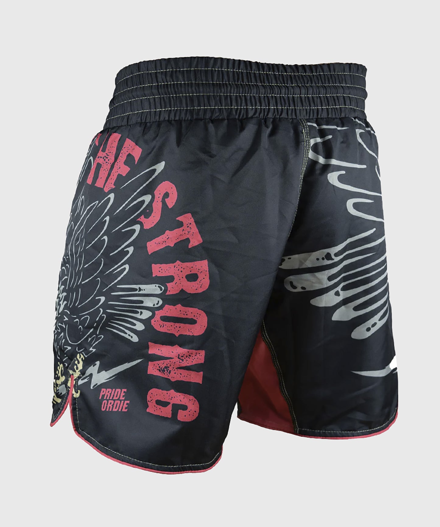 Short de MMA Pride Or Die Prey On The Strong - Noir