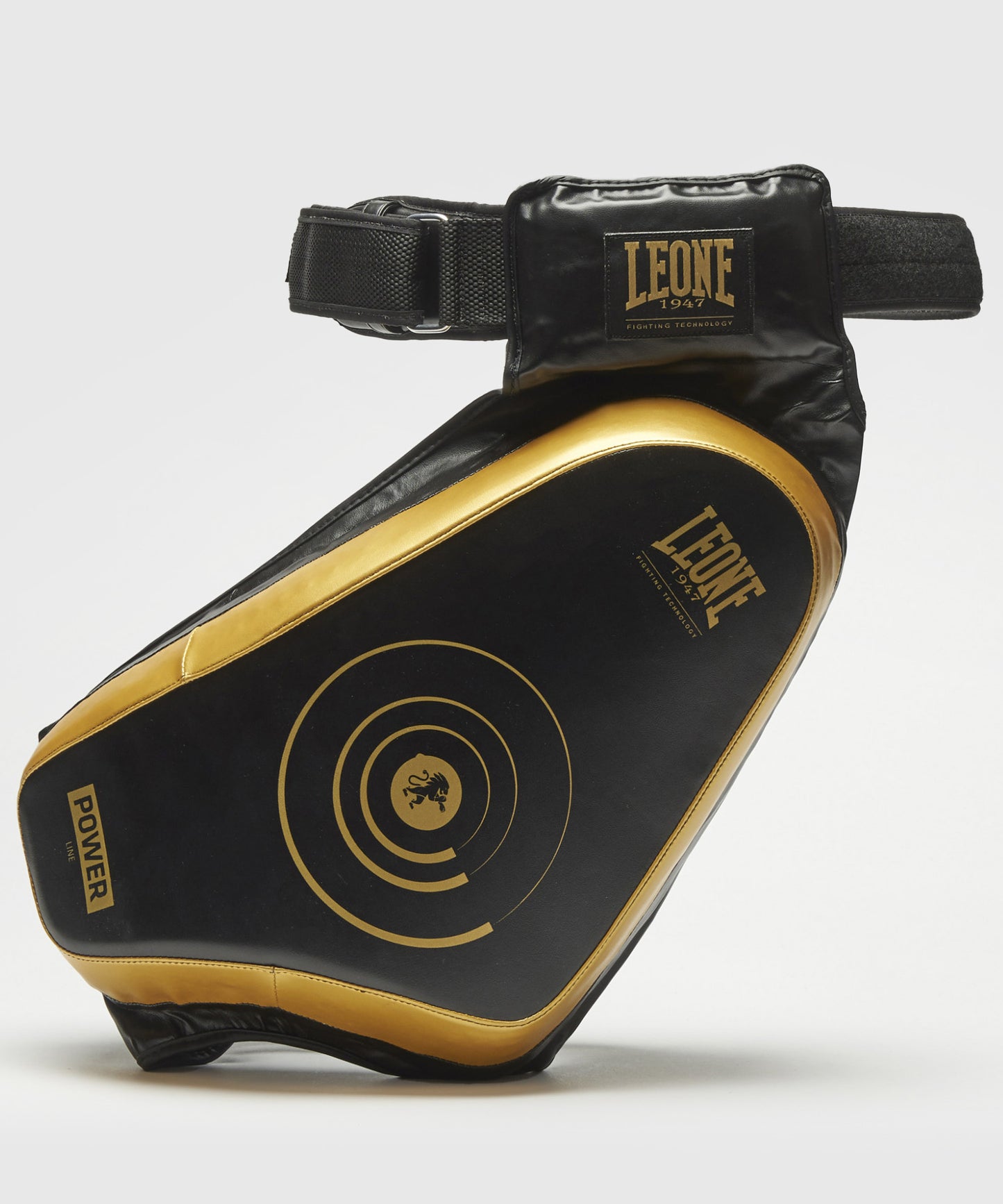 Leone PowerLine Protectores de Muslo – Negro/Dorado