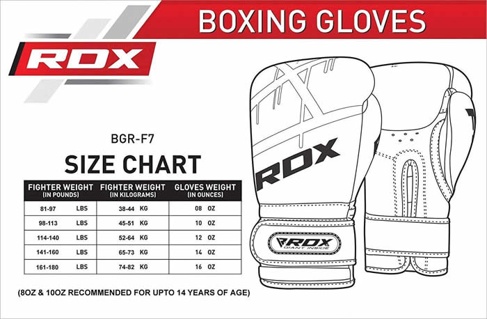 Gants de Boxe Rdx Sports Quadro-Dome - Blanc/Or