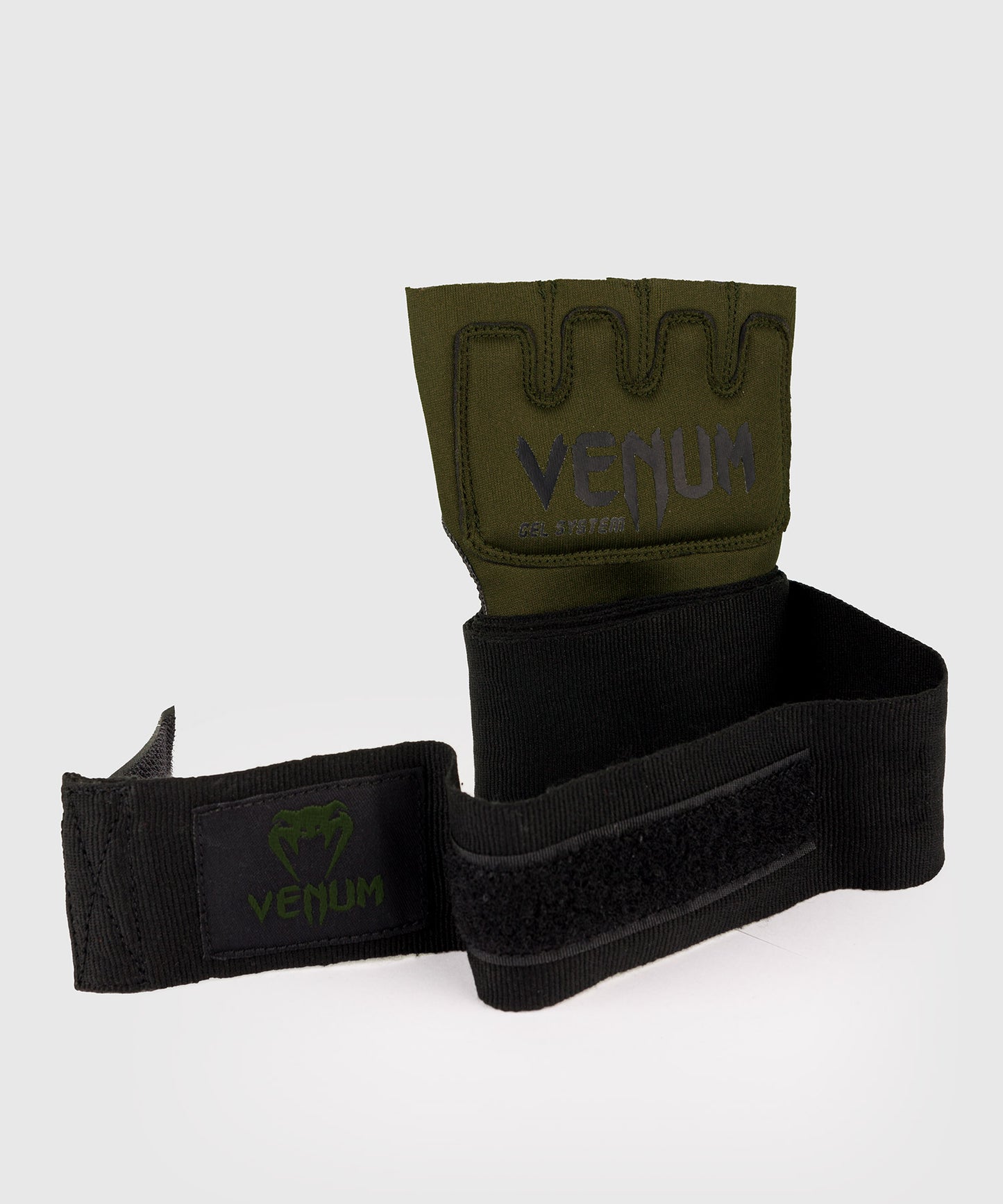 Venum Kontact Gel Guante venda - Kaki/Negro
