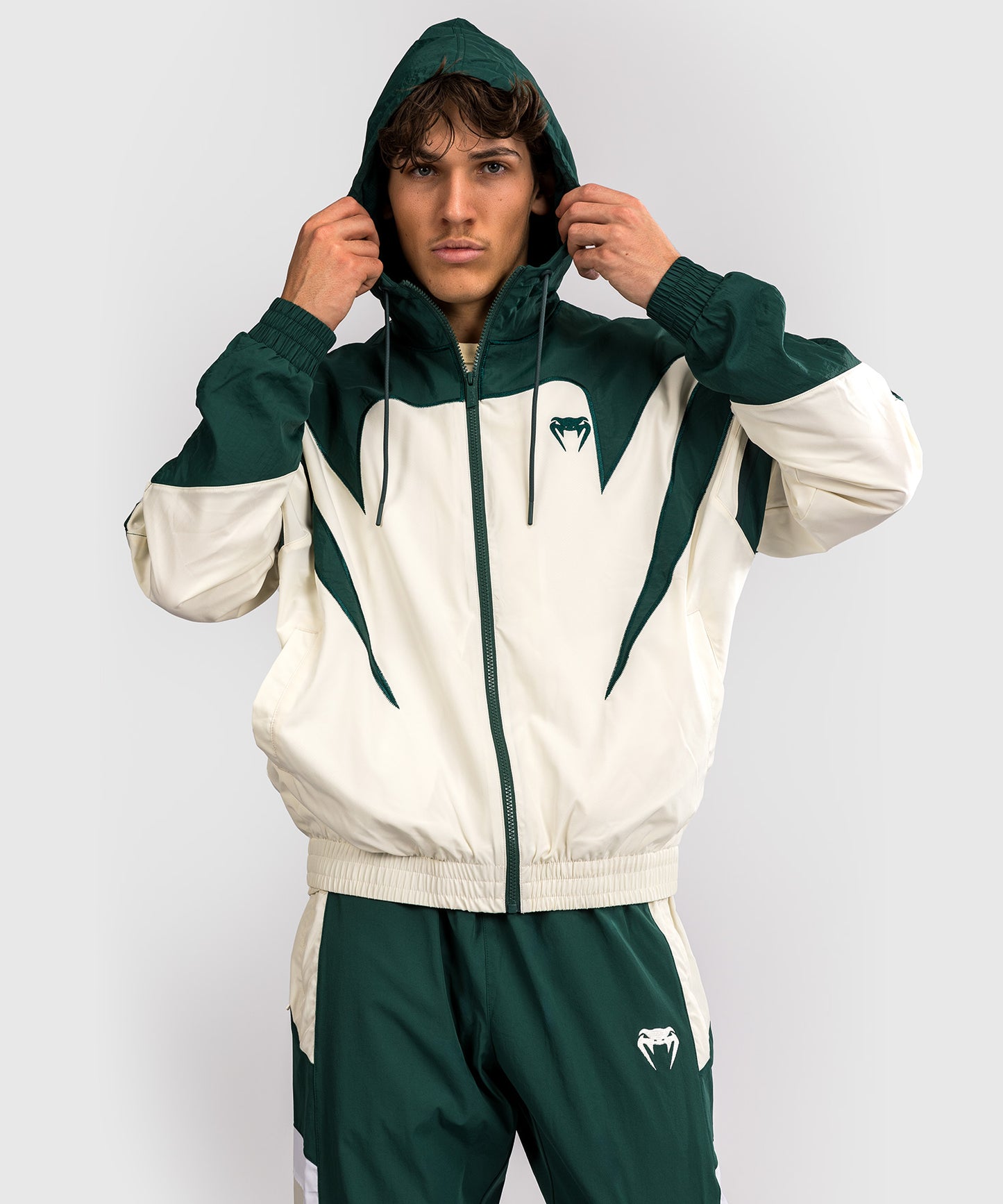 Veste de survêtement Venum Attack 90 - Vert forêt/Glace