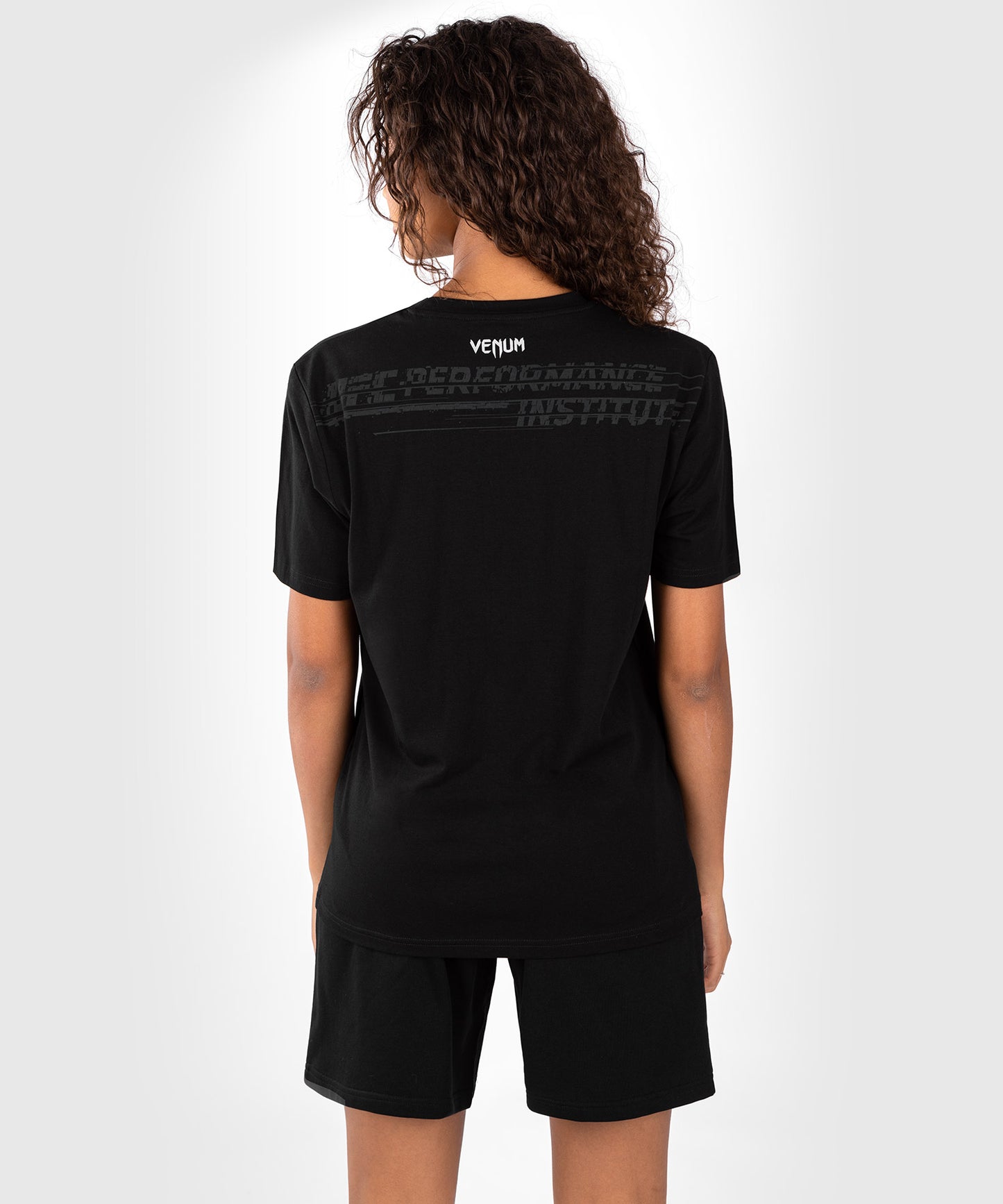 UFC Venum Performance Institute 2.0 Camiseta de mujer - Negra/Roja