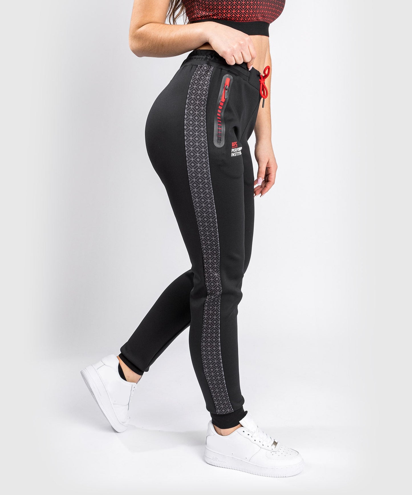 Venum Performance Institute UFC Jogginghose - Damen - Schwarz/Rot