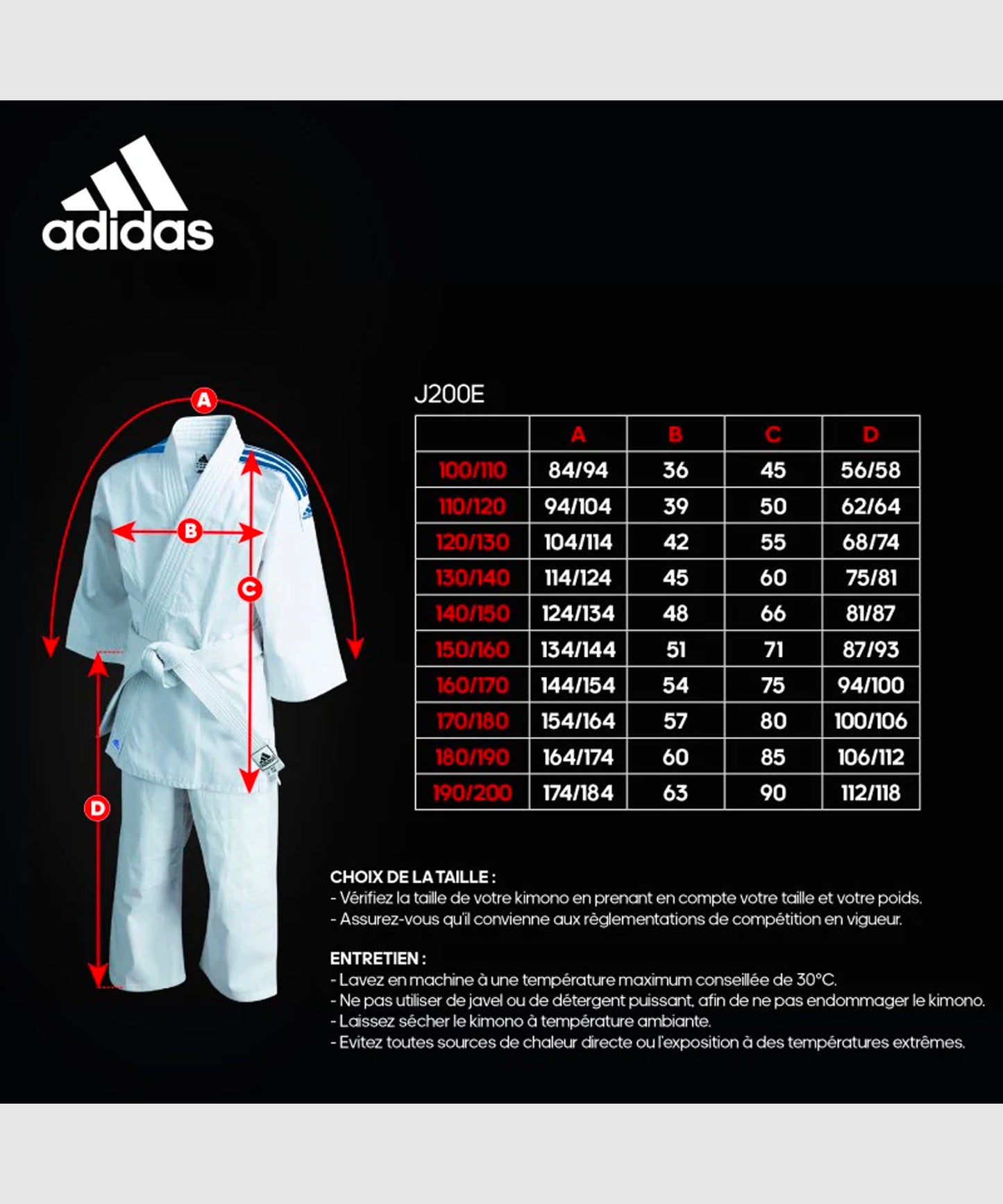 Adidas 200 Evolution Kimono Judo - Weiß