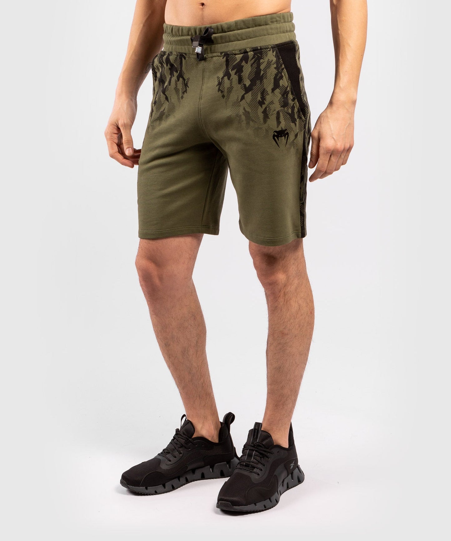 Short de Sport en Coton Homme UFC Venum Authentic Fight Week - Kaki