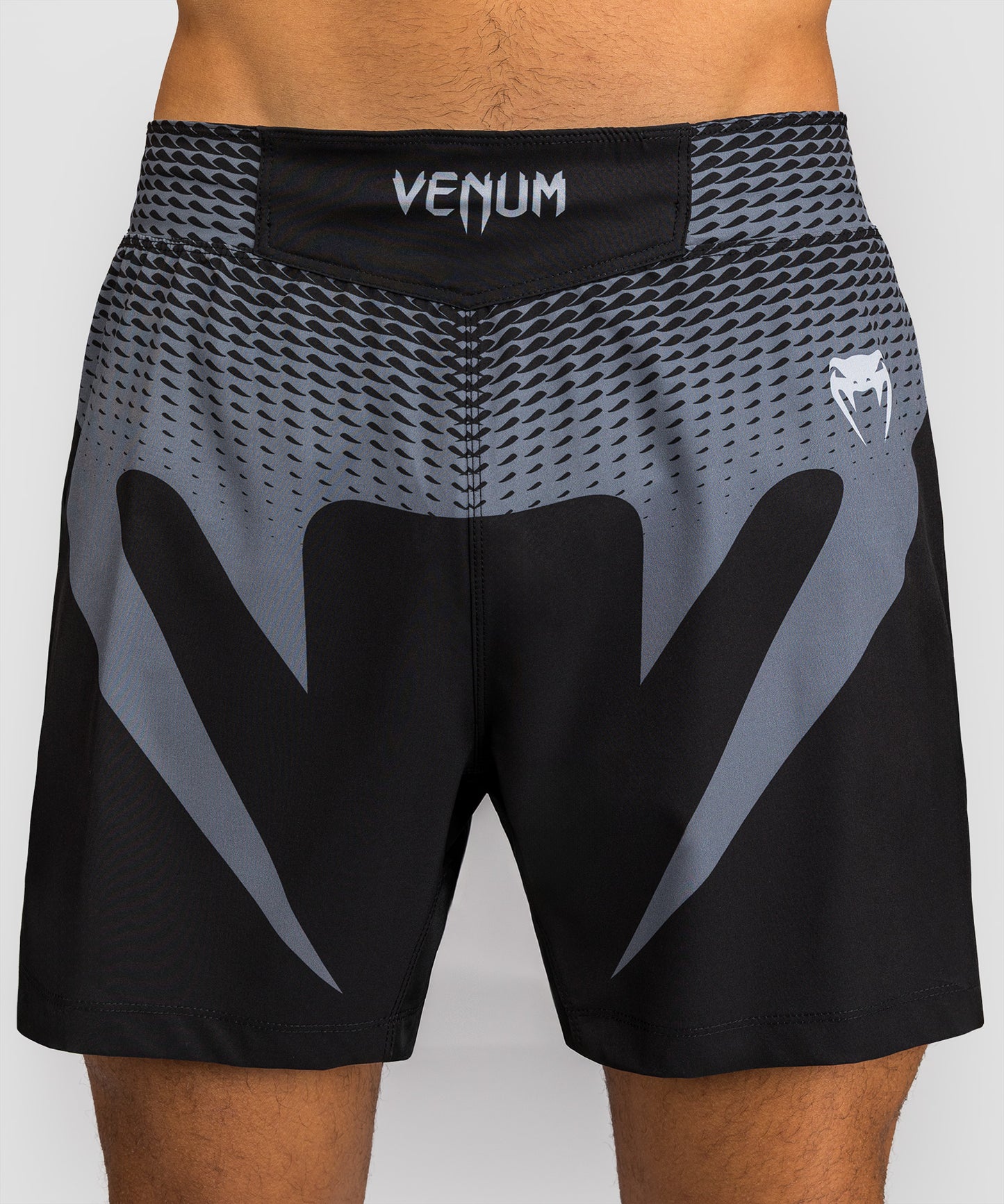Short de Combat Venum No Gi - Noir/Gris Argenté