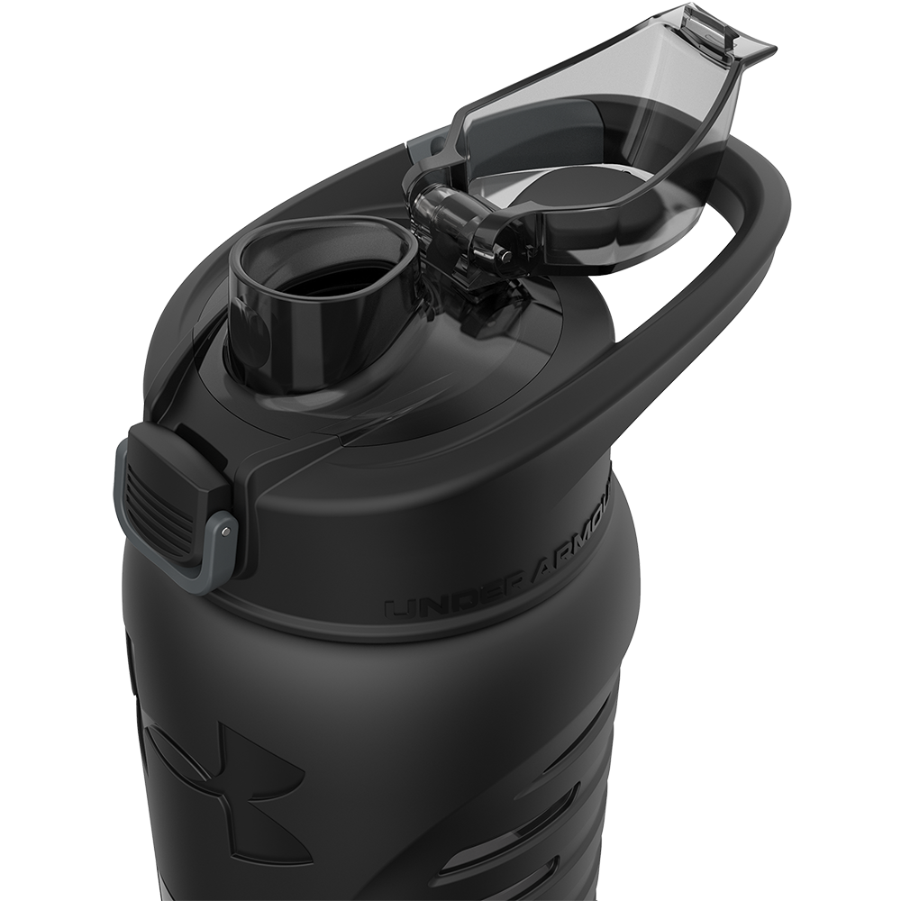 Under Armour Draft Grip Botella – Negro/Carbón
