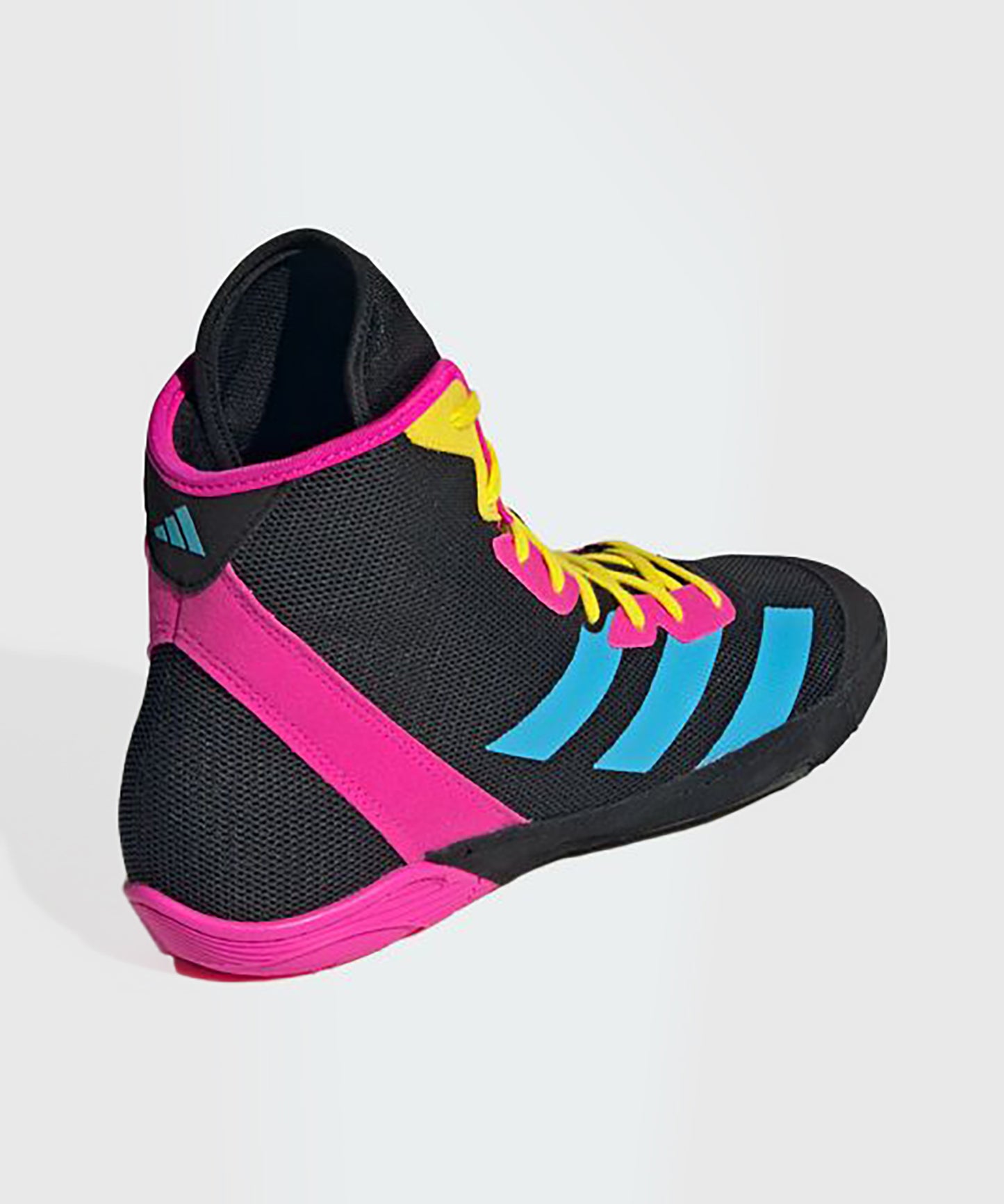 Adidas Adizero Ringerschuhe - Schwarz/Blau/Rosa