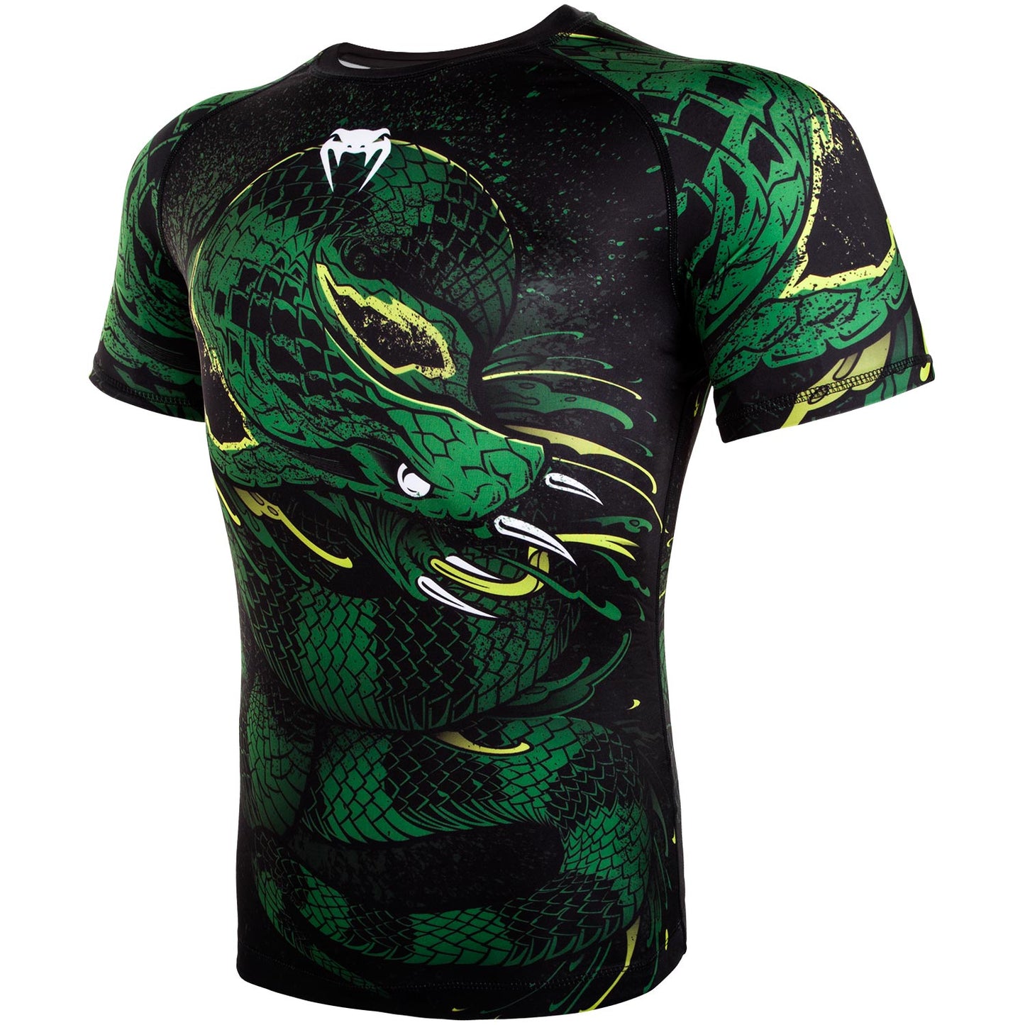 Rashguard Venum Green Viper - Short Sleeve - Black/Green