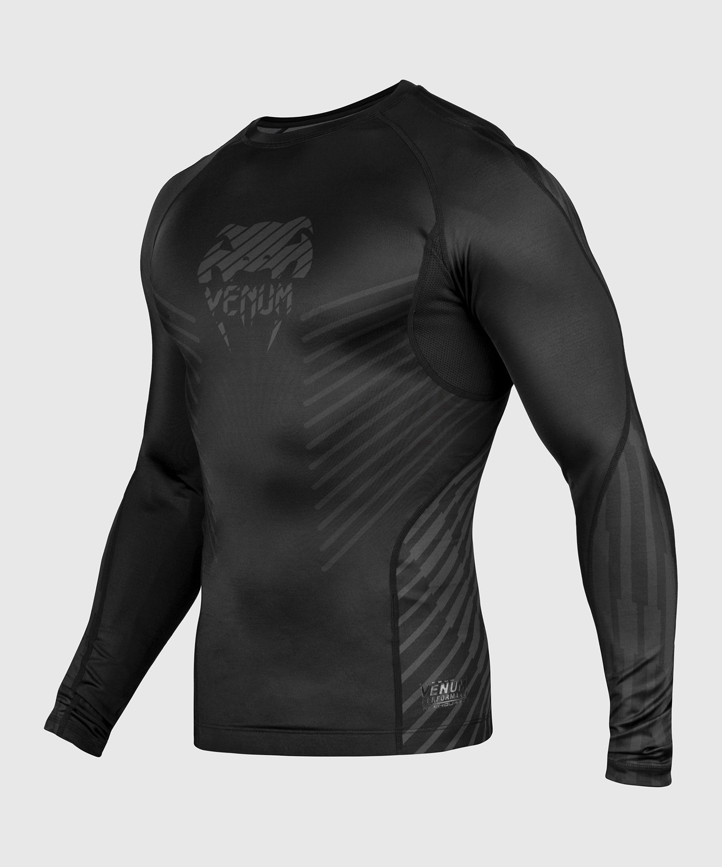 Rashguard Venum Plasma - Manches longues - Noir/Noir