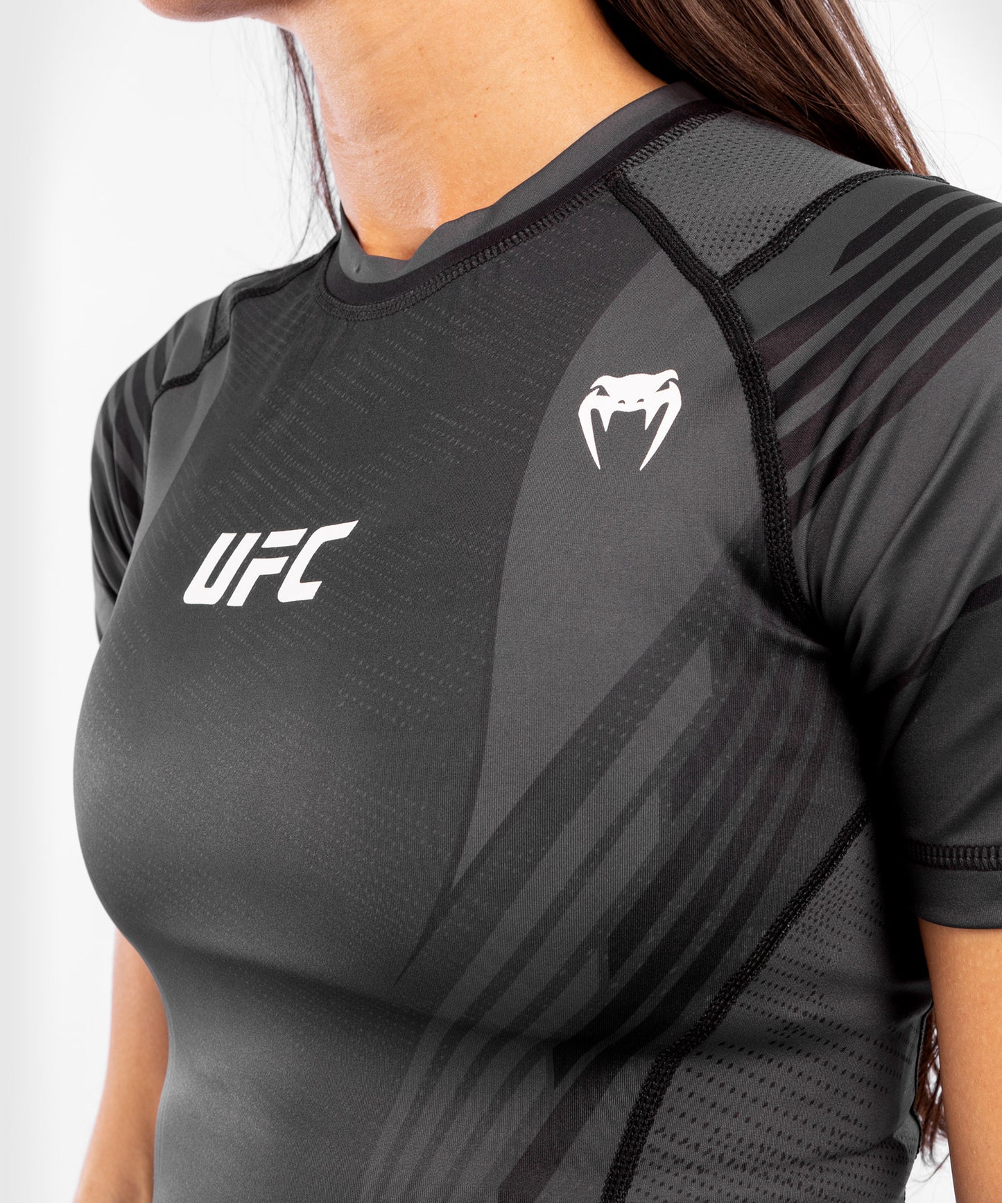UFC Venum Authentic Fight Night Frauen Rashguard - Schwarz