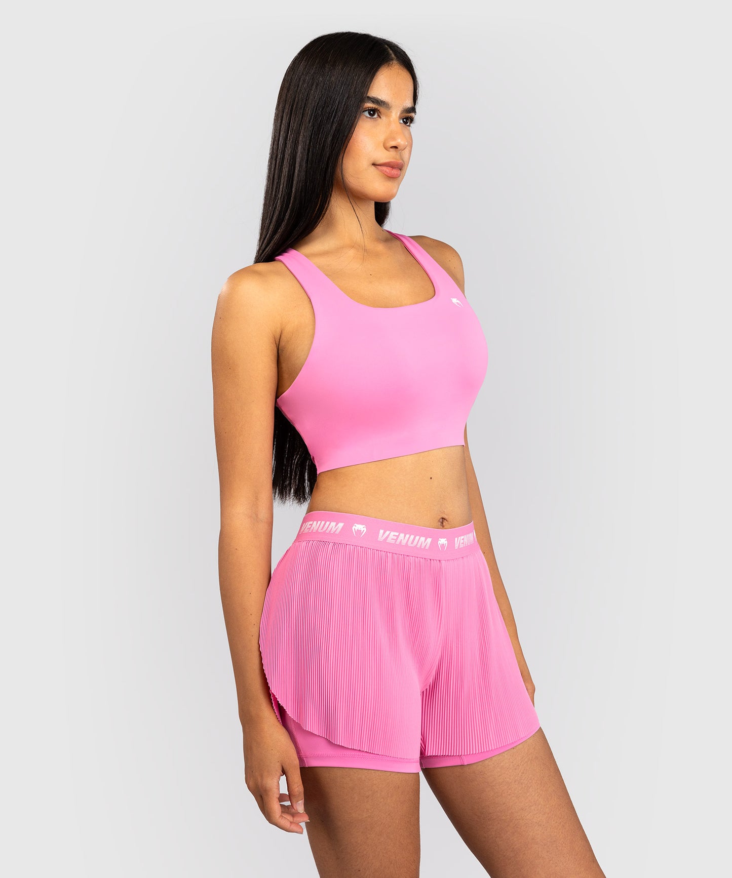 Brassière de Sport pour Femmes Venum Essential X - Rose Bonbon