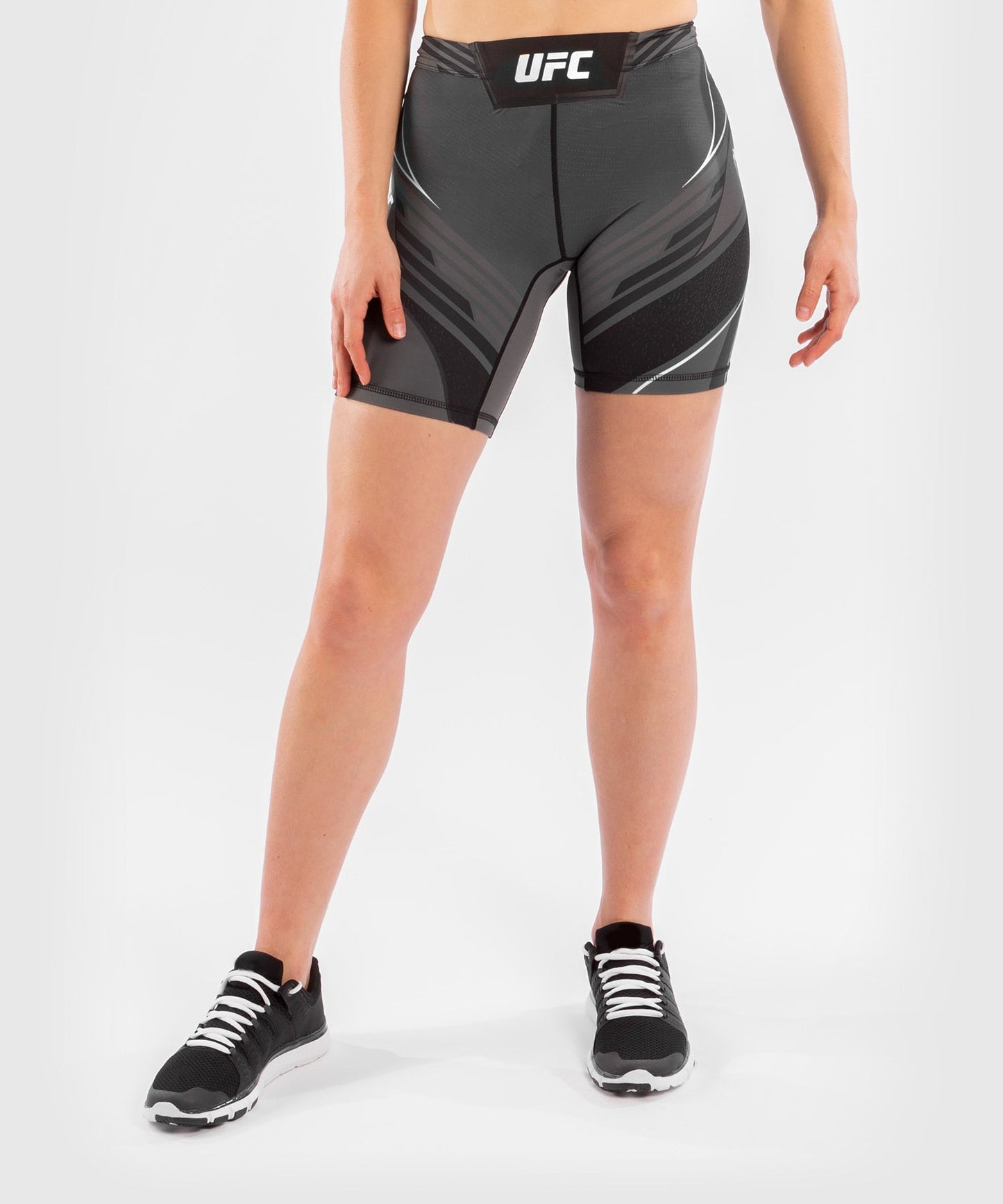 Women's UFC Venum Authentic Fight Night Compression Short - Long Cut - Black