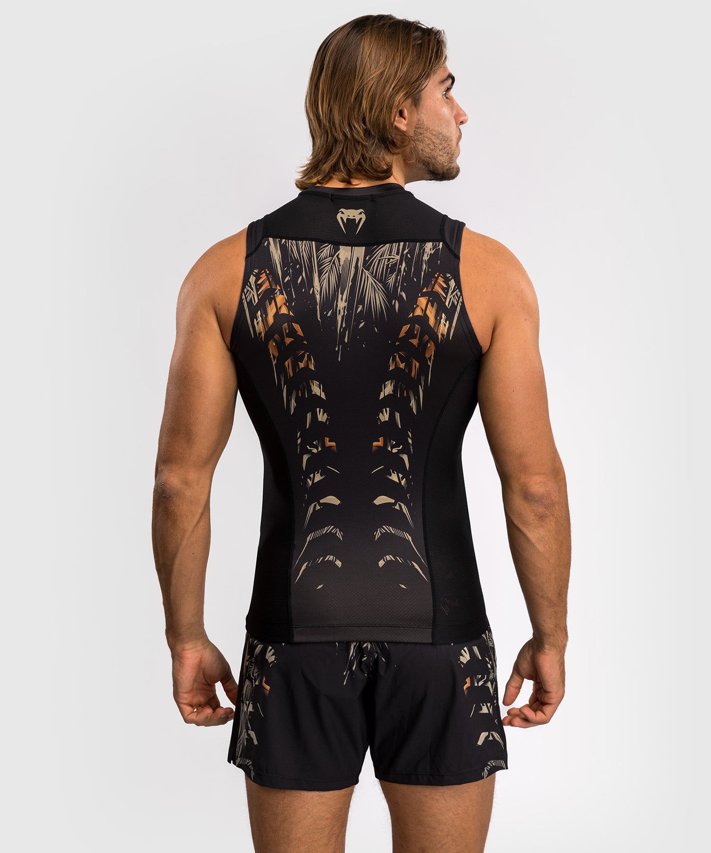 Venum Tiger Rashguard Senza Maniche - Nero/Arancione Neon