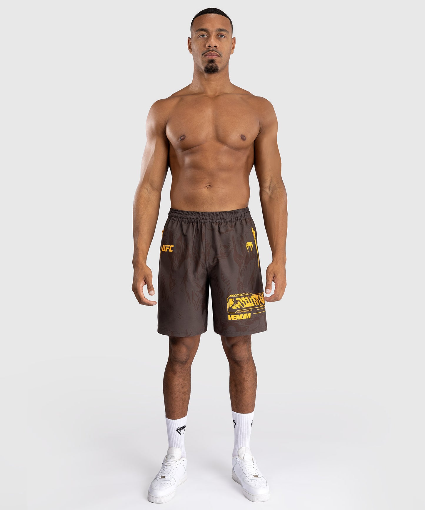 UFC Fusion by Venum Fight Week Herren Performance Short - Erdiges Braun