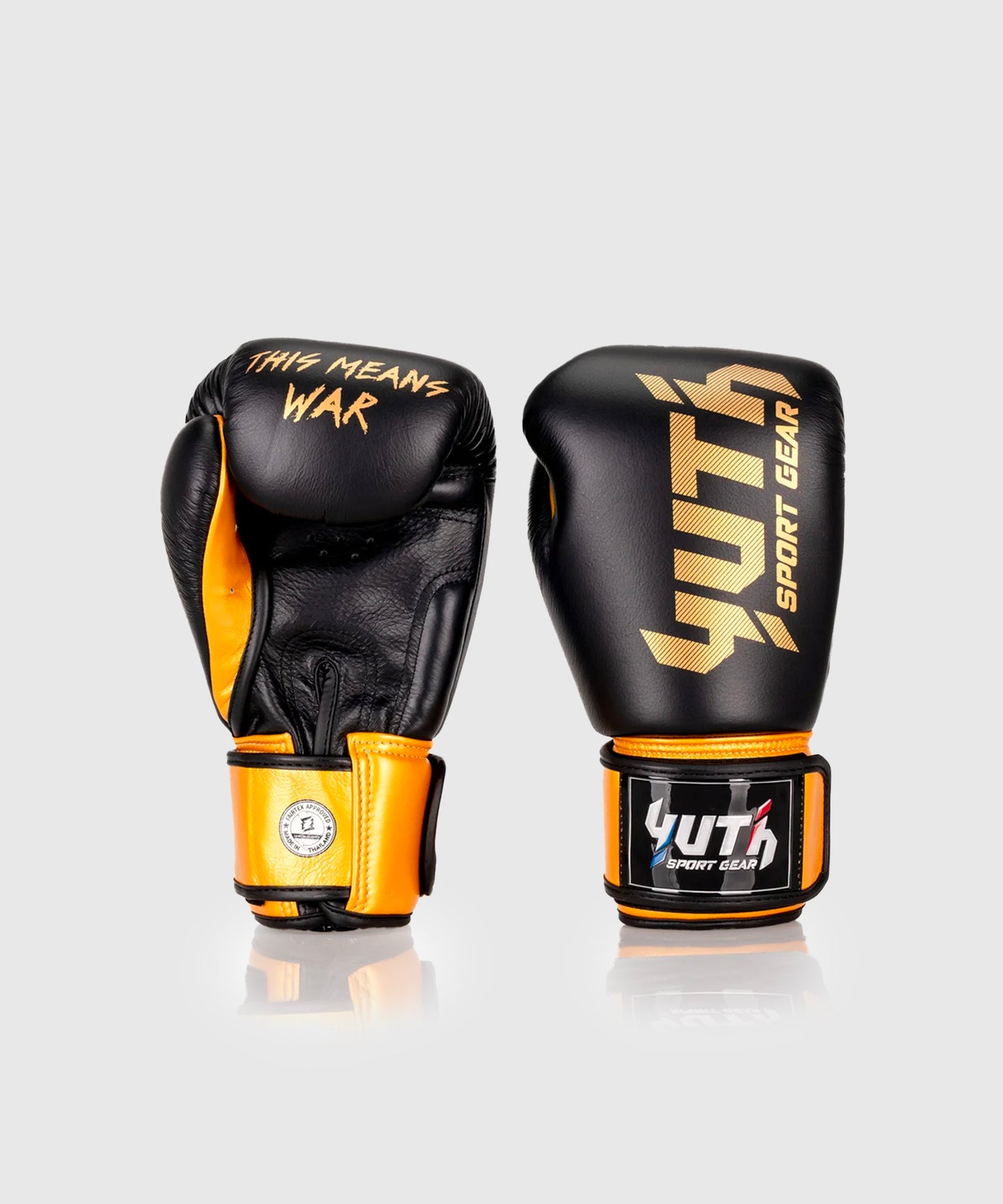 Yuth Oro Line Guantoni da Boxe - Nero/Oro