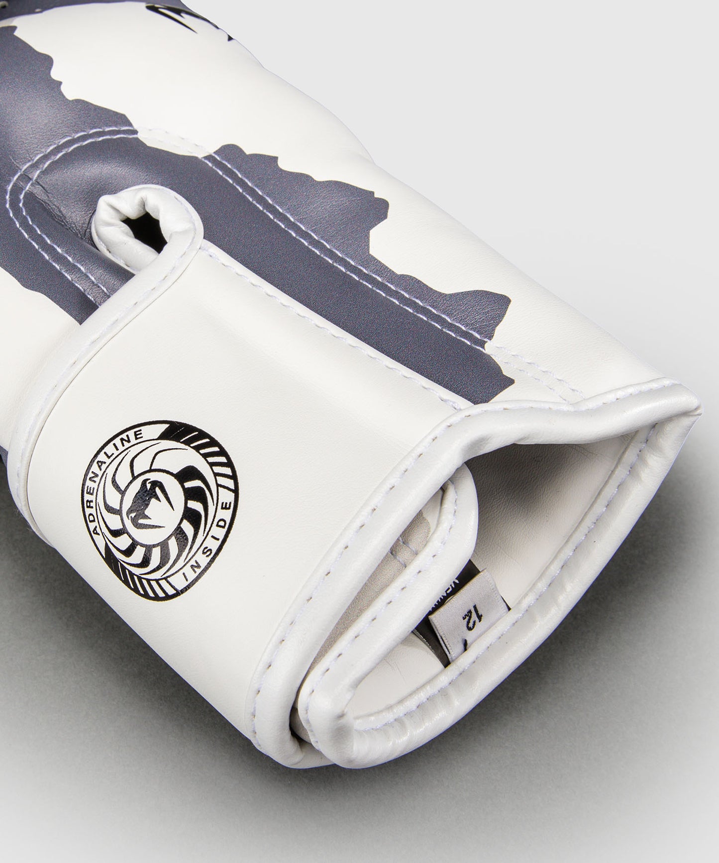 Venum Elite Camo Boxing Gloves - White/Light Grey
