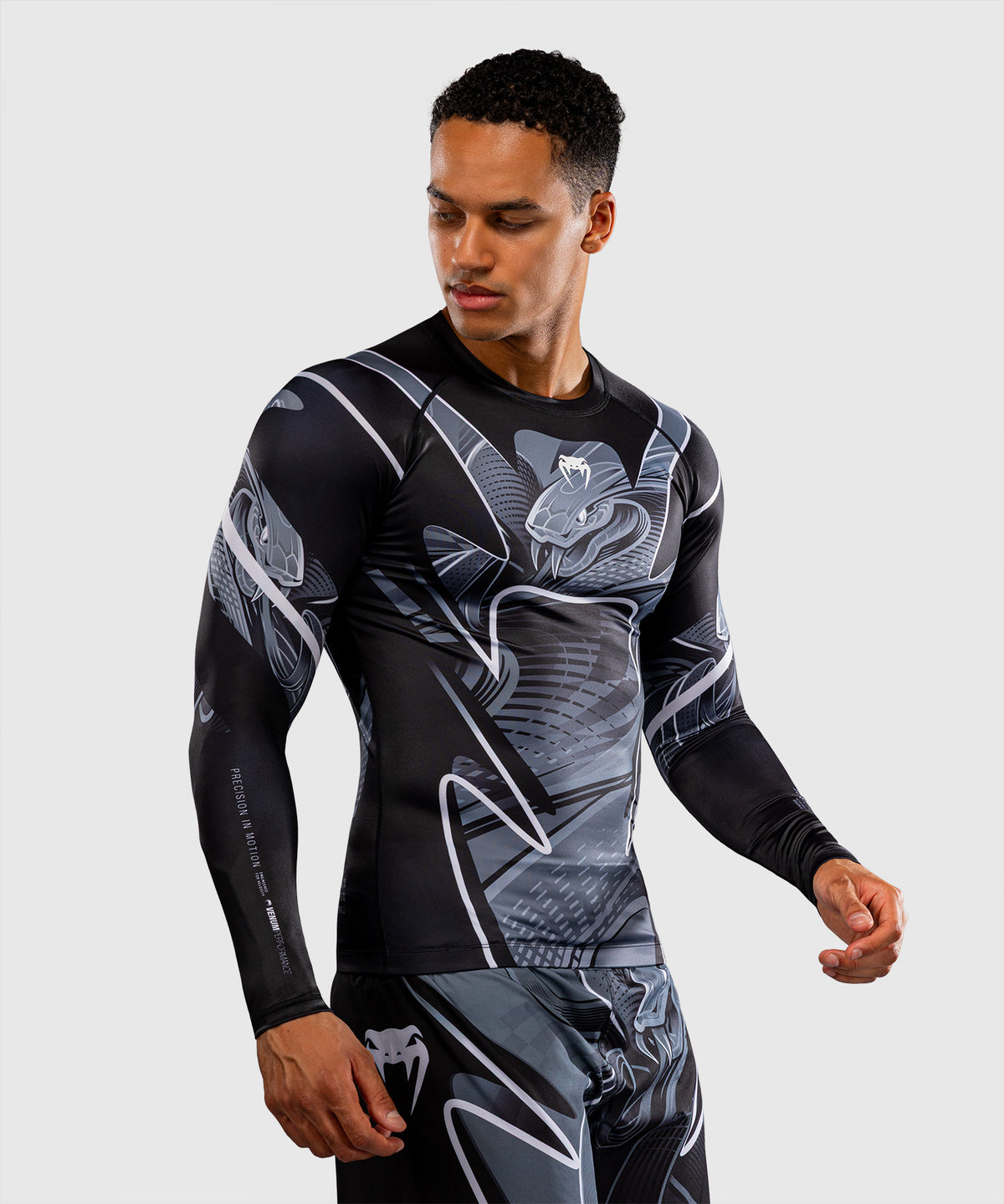 Venum Crimson Viper 2.0 Rashguard de manga larga - Negro/Gris
