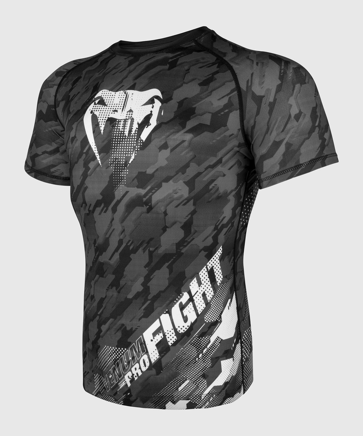 Rashguard Venum Tecmo - Manches courtes - Gris