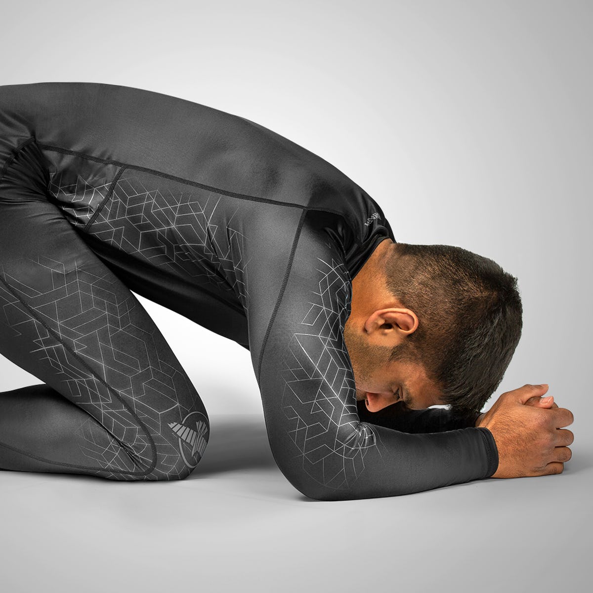 Hayabusa Geo Langarm-Rashguard - Grau