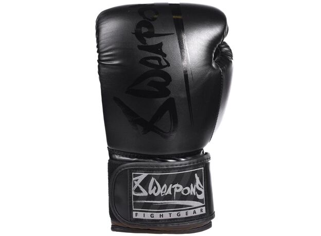 8 Weapons Unlimited Boxhandschuhe - Schwarz/Schwarz