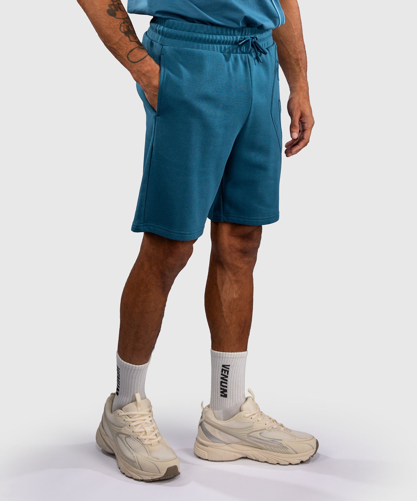 Venum Giant 3D Short de Algodón - Azul Océano