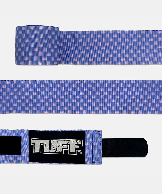 Tuff Stripe Hand Wraps 4.5m – Blue/Pink