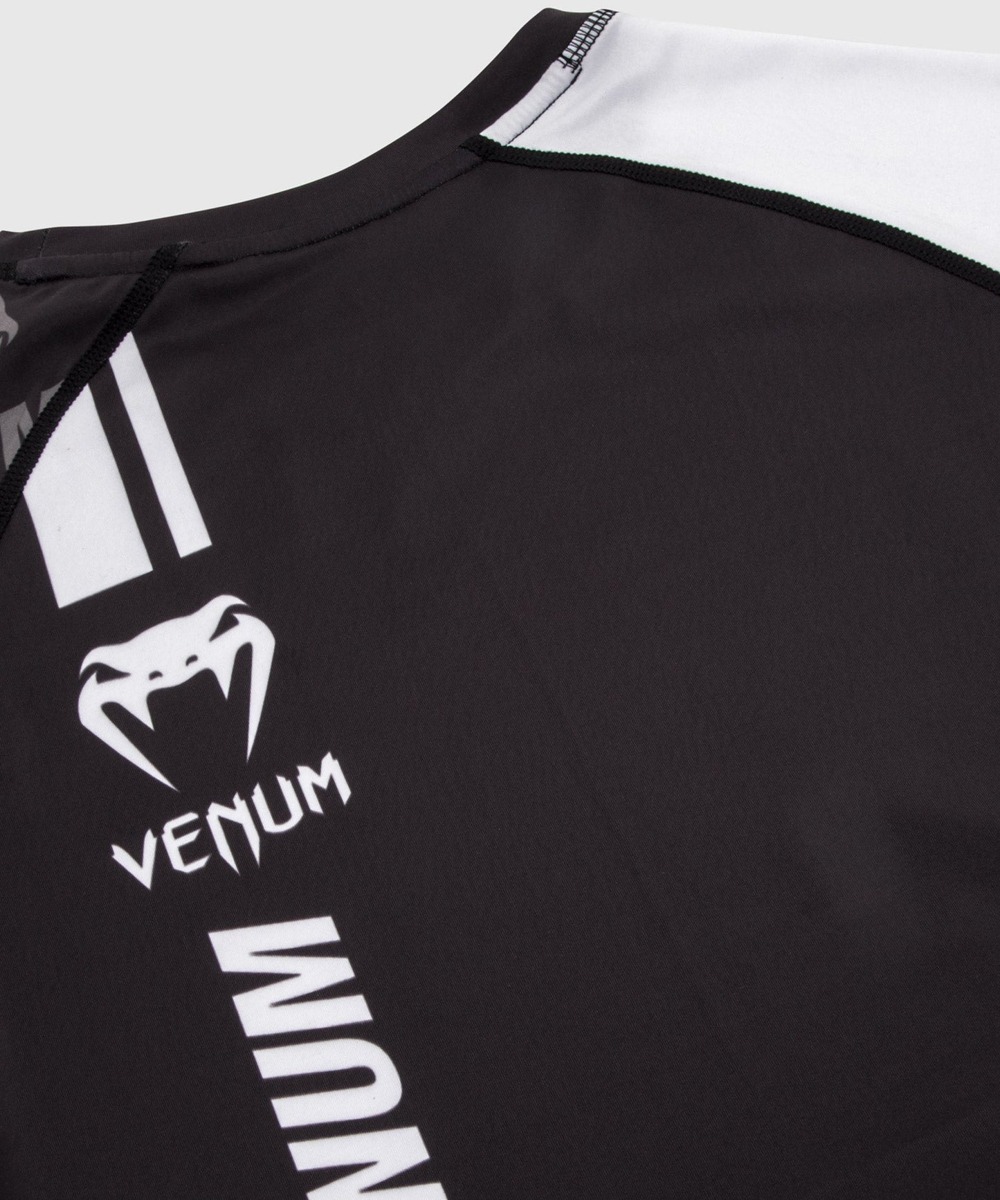 Venum Logos Rashguard - Schwarz/Weiß