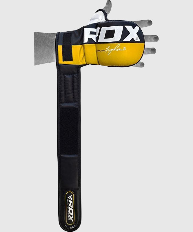 RDX Sports T6 MMA-Sparring-Handschuhe - Gelb