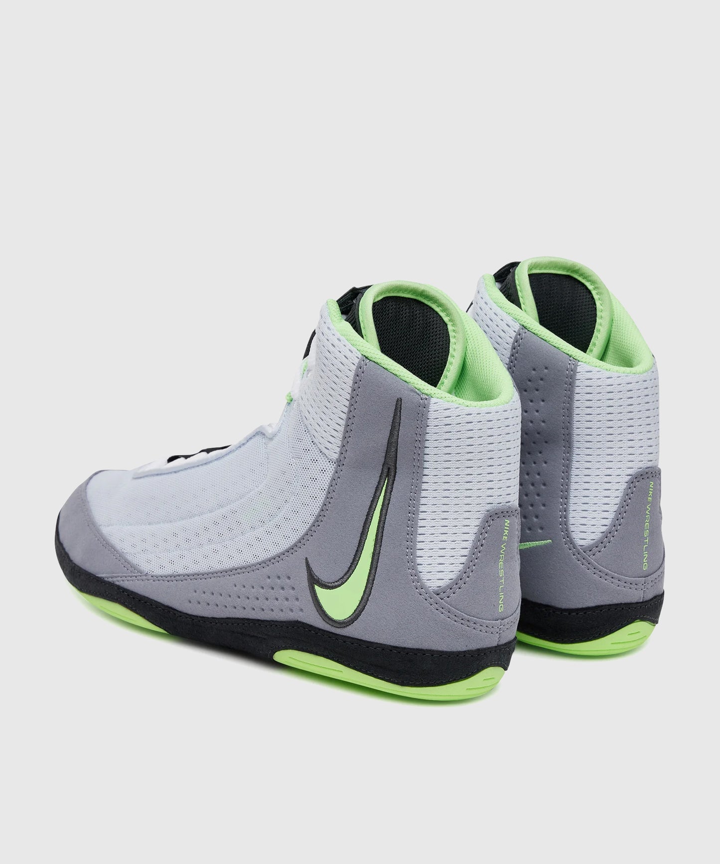 Chaussures de Lutte Inflict 4 Nike - Blanc/Vert/Gris