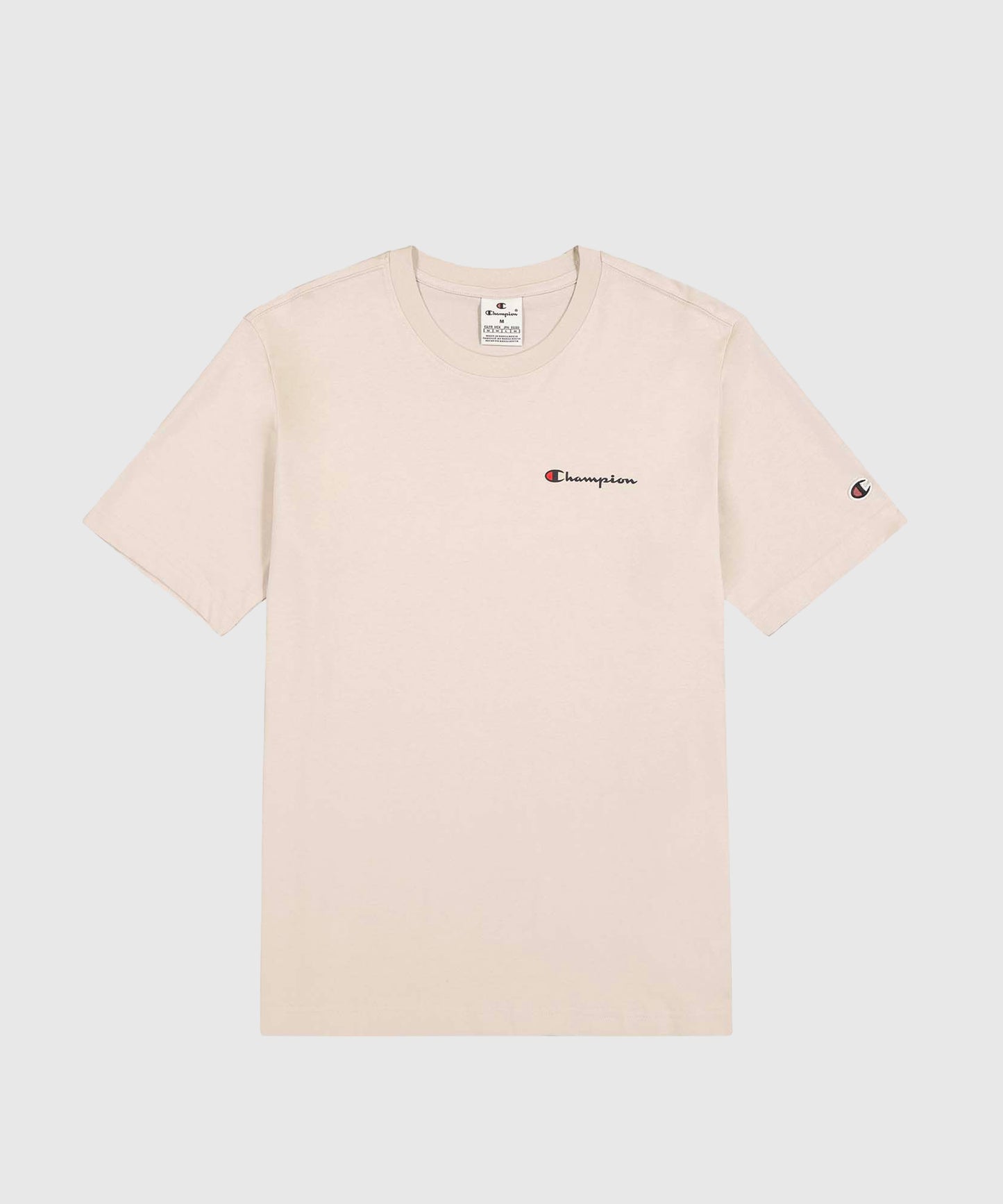Champion En Jersey De Coton T-Shirt – Beige