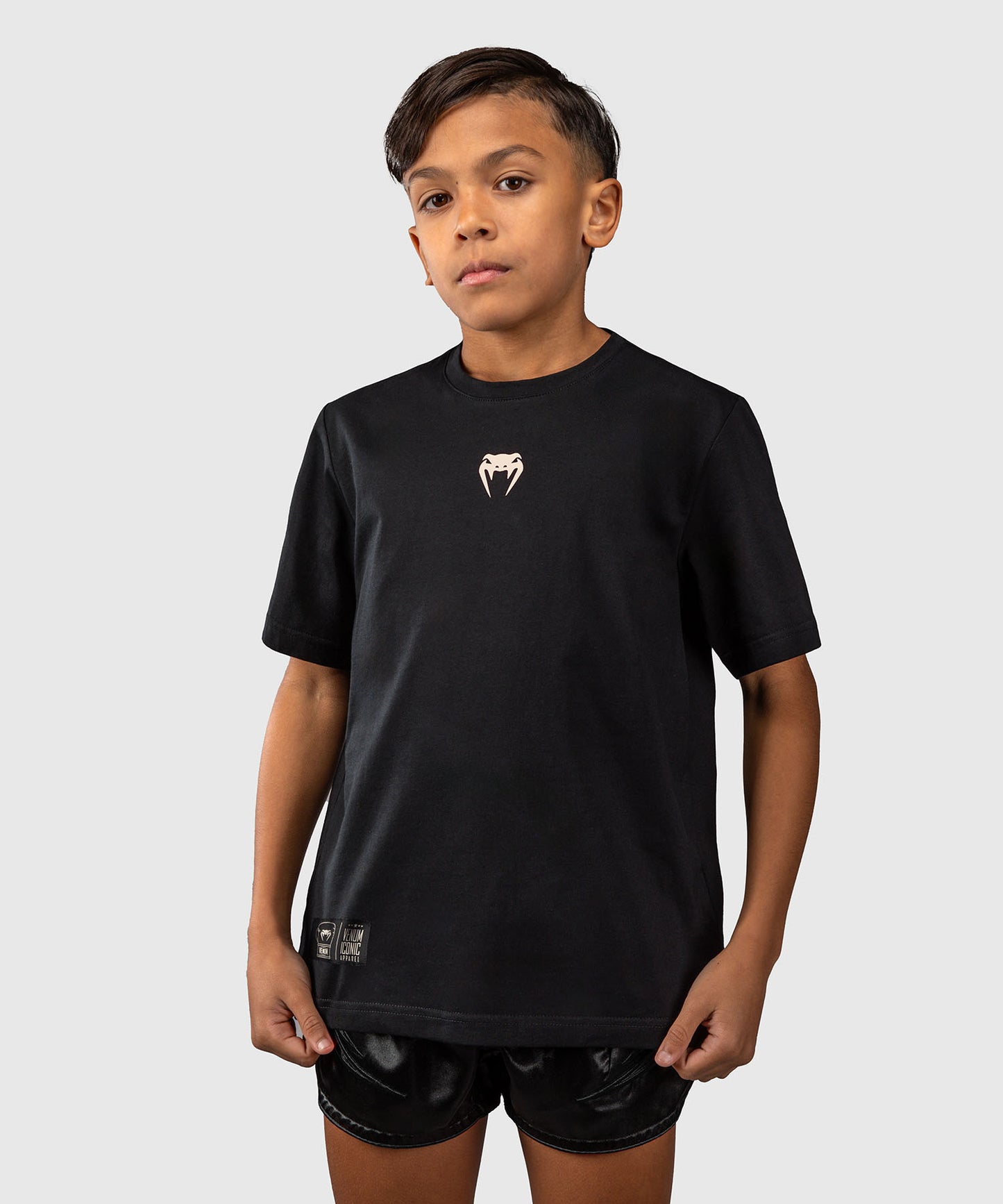Venum Fight Icon Camiseta de Algodón para Niño - Negro