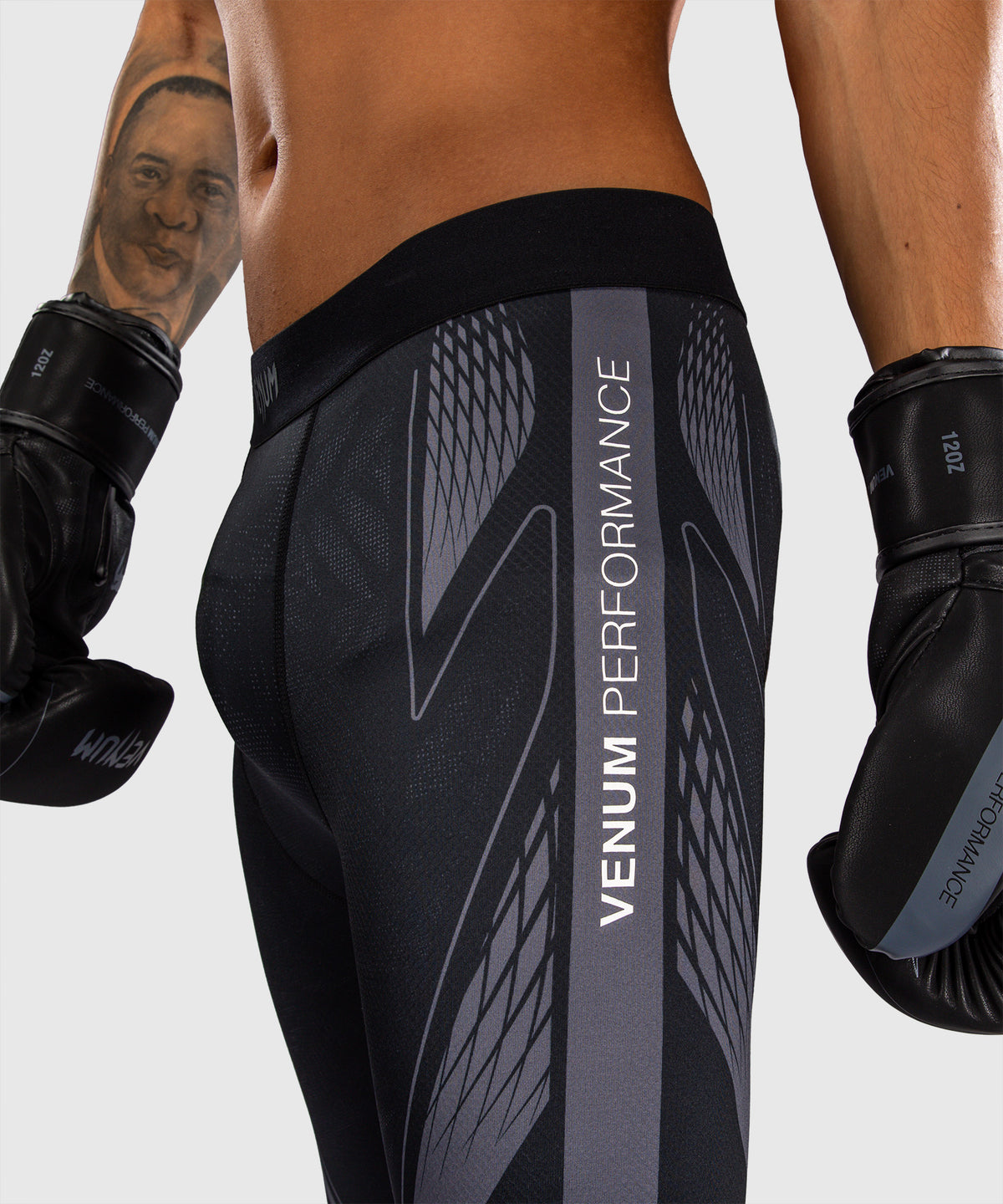 Venum Amazonia Reborn Kompressionshose - Schwarz/Grau