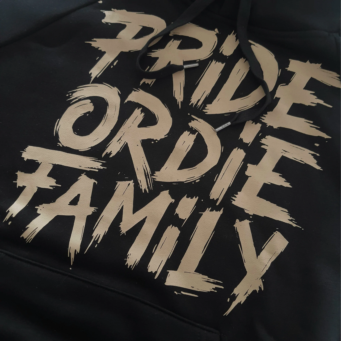 Pride Or Die Family V.2 Sudadera con Capucha - Negro