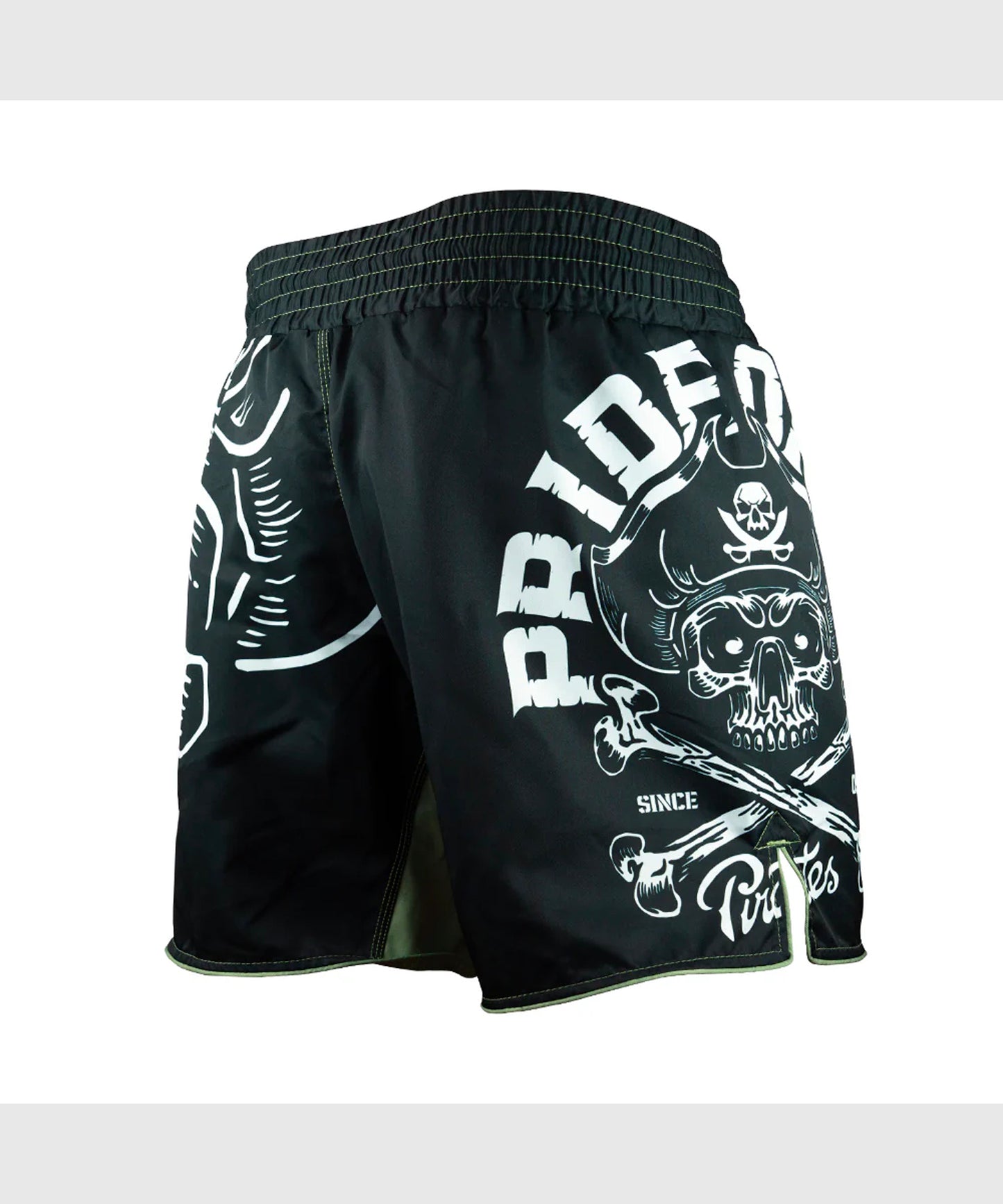 Pride Or Die Pirate V2 Fightshorts - Nero/Beige