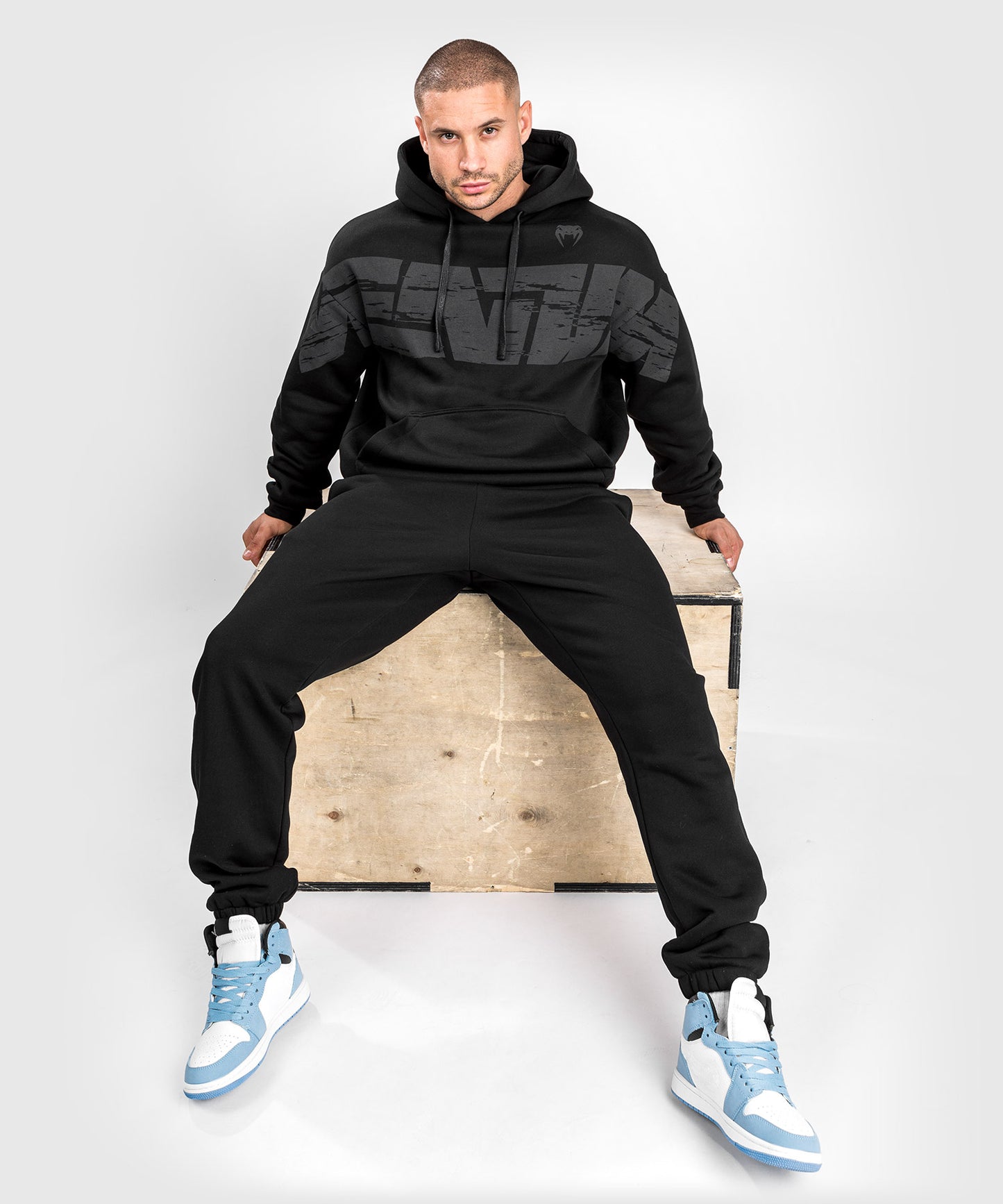 VENUM CONNECT XL SUDADERA CON CAPUCHA - OVERSIZE FIT - NEGRO