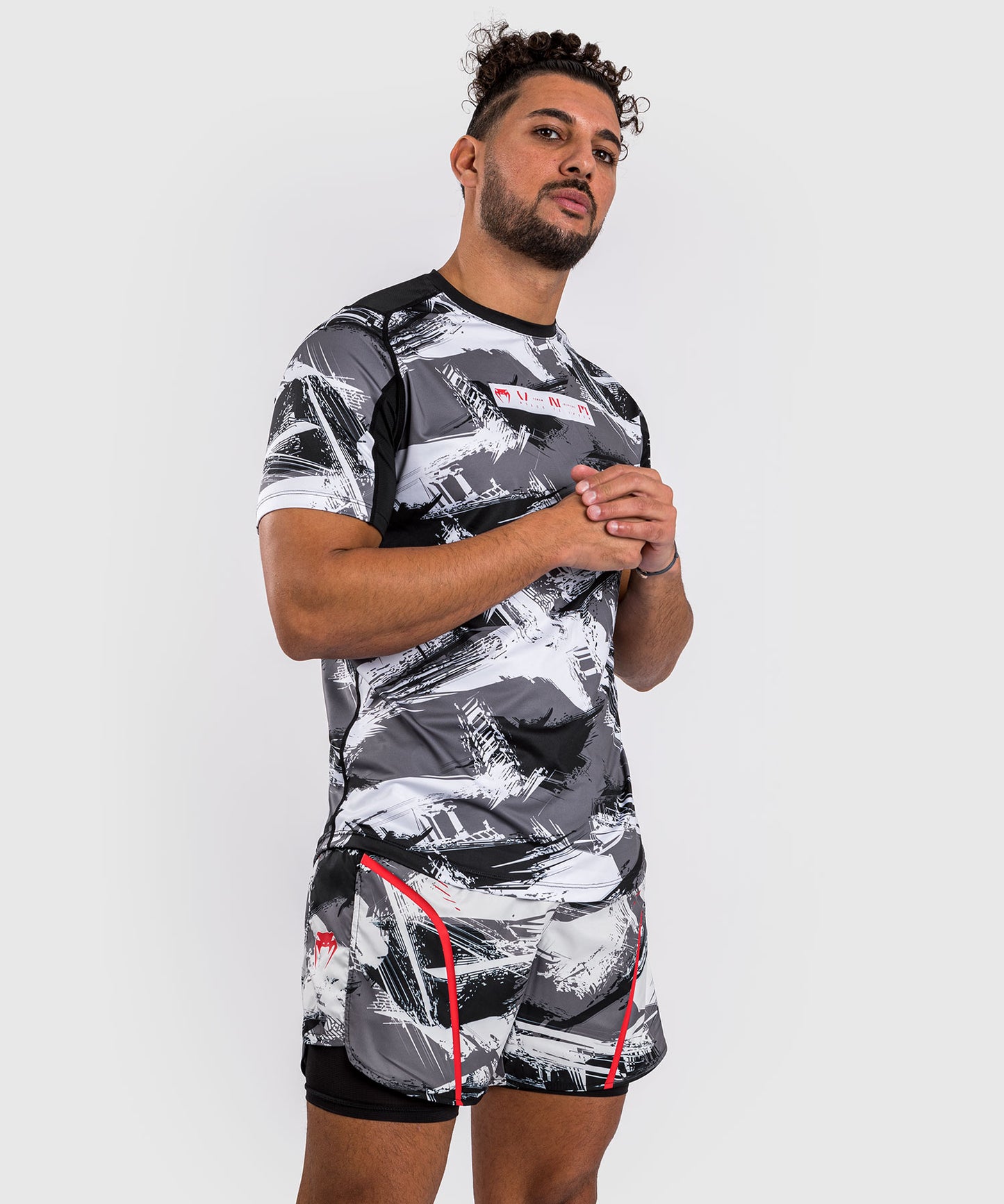T-shirt Dry-Tech Venum Electron 3.0 - Gris/Rouge