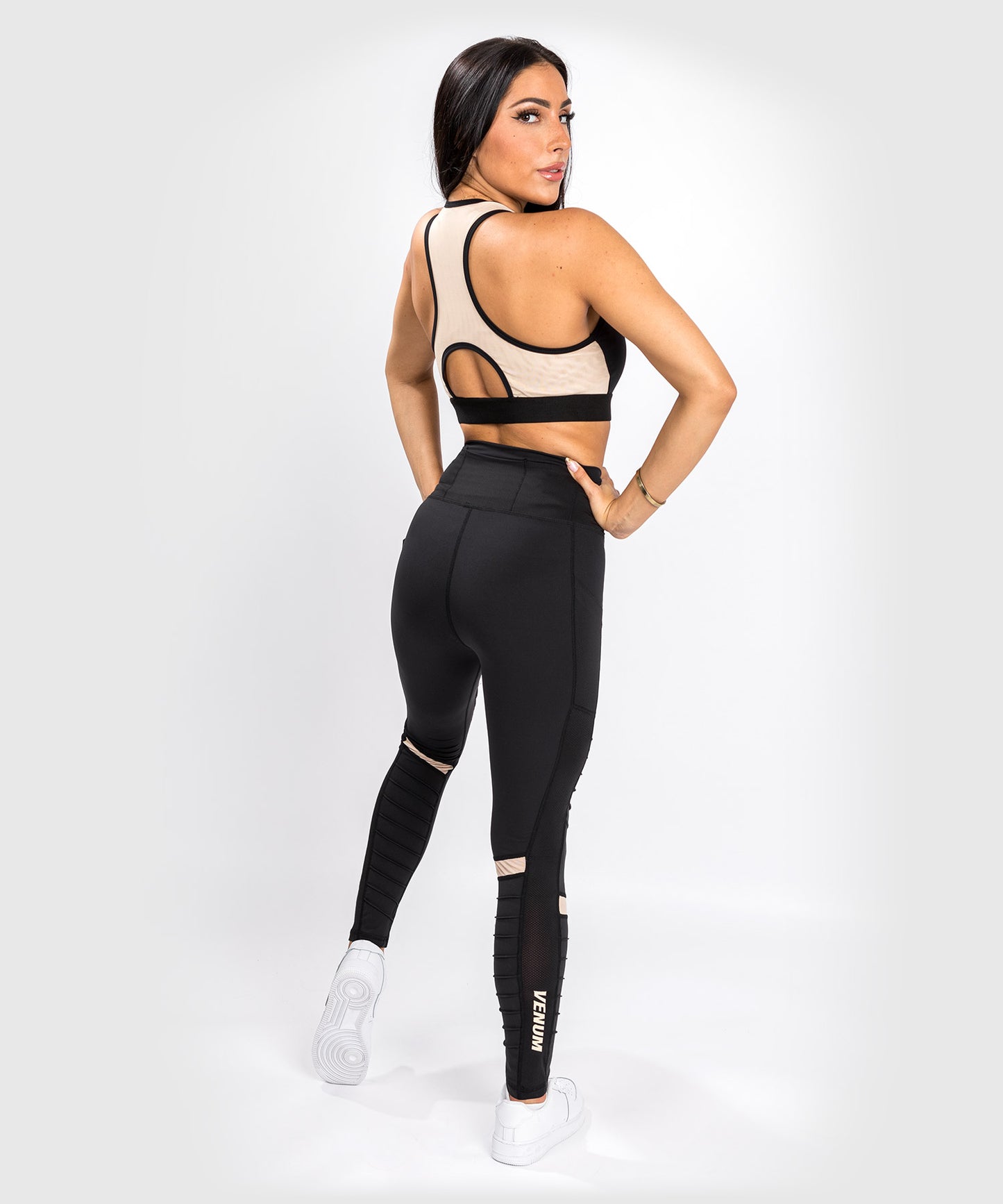 Venum Moto Leggings - Schwarz/Sand