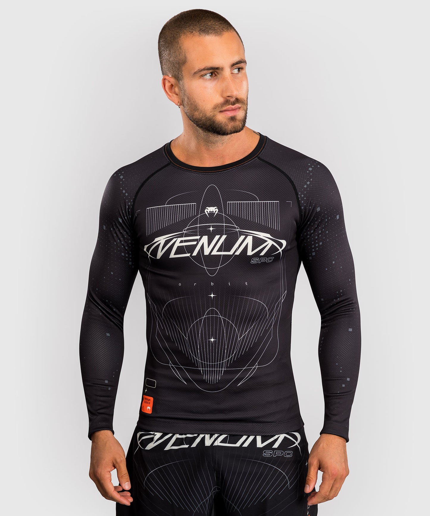 Venum Eclipse Rashguard a manica lunga – Nero/Avorio