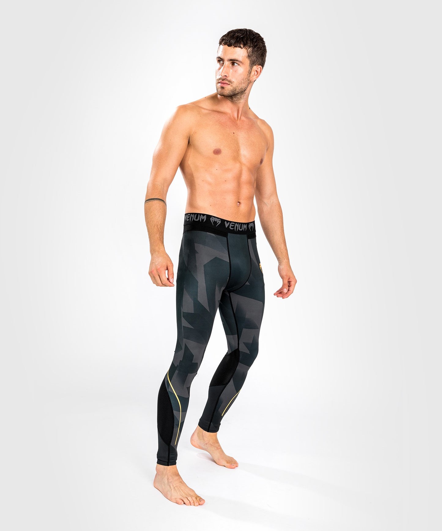 Pantalones de Compresión Venum Razor - Negro/Dorado